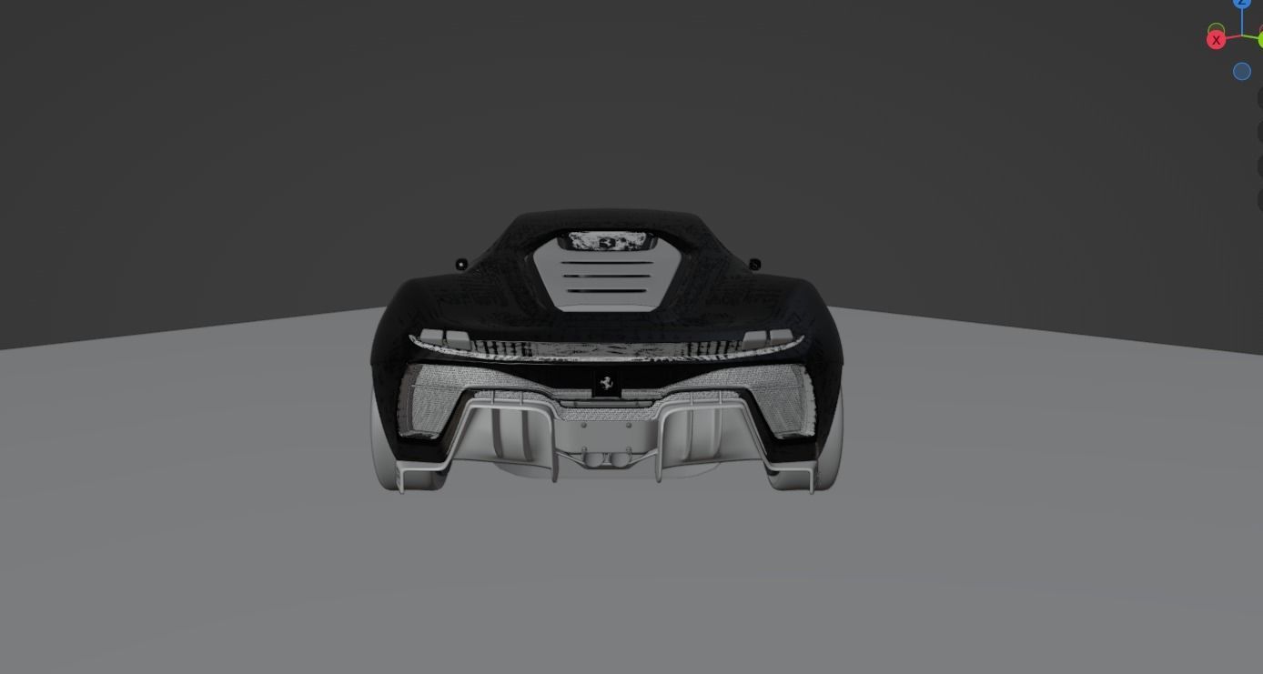 Ferrari 296 GTB 3D model_12