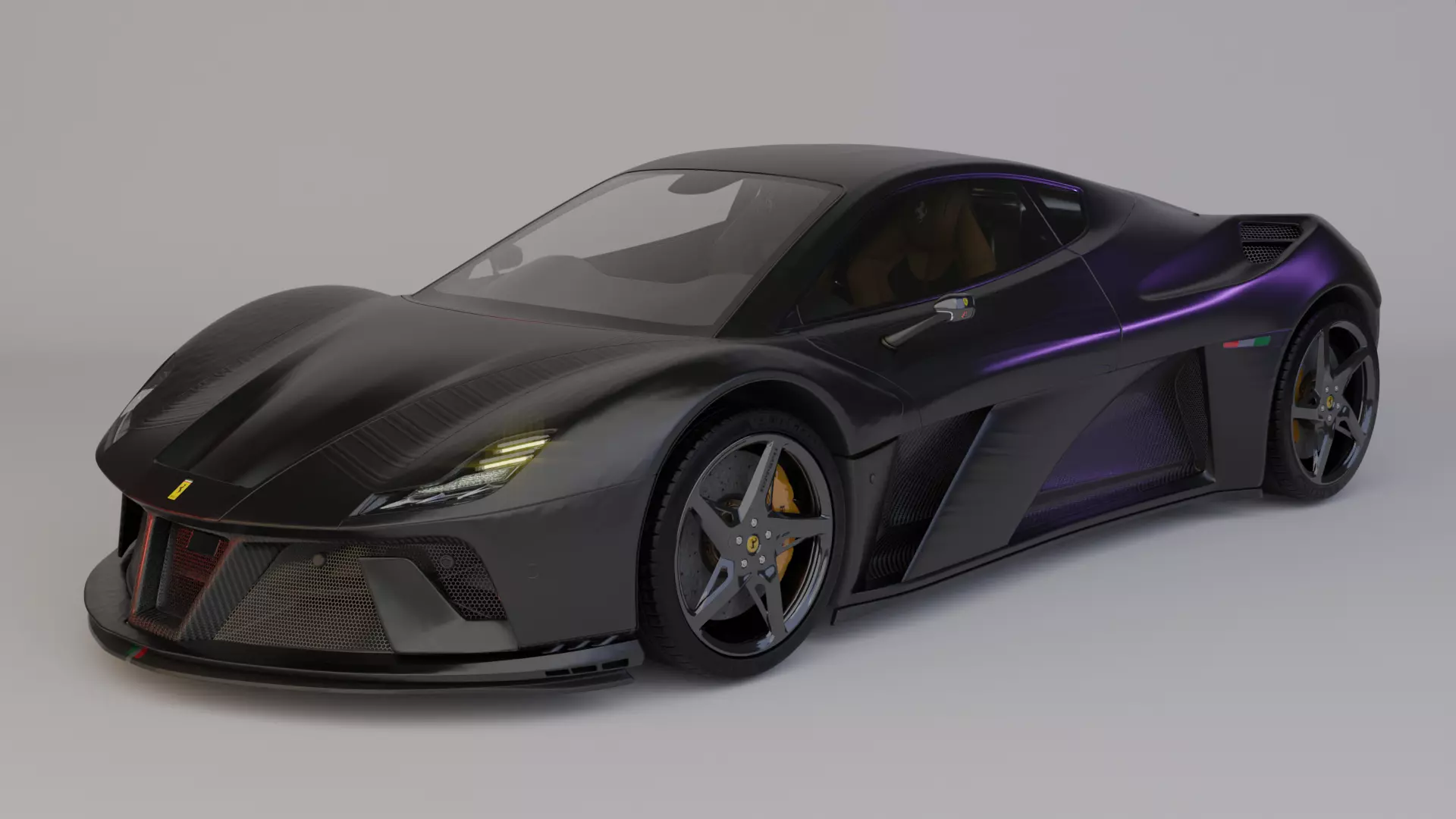 Ferrari 296 GTB 3D model_0