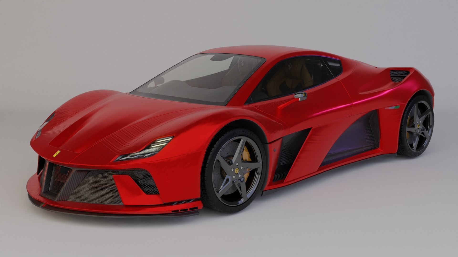 Ferrari 296 GTB 3D model_3