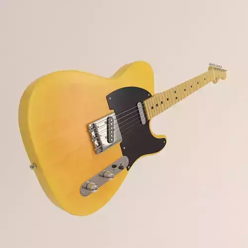 Fender Telecaster 1960s Electric Guitar 3D model