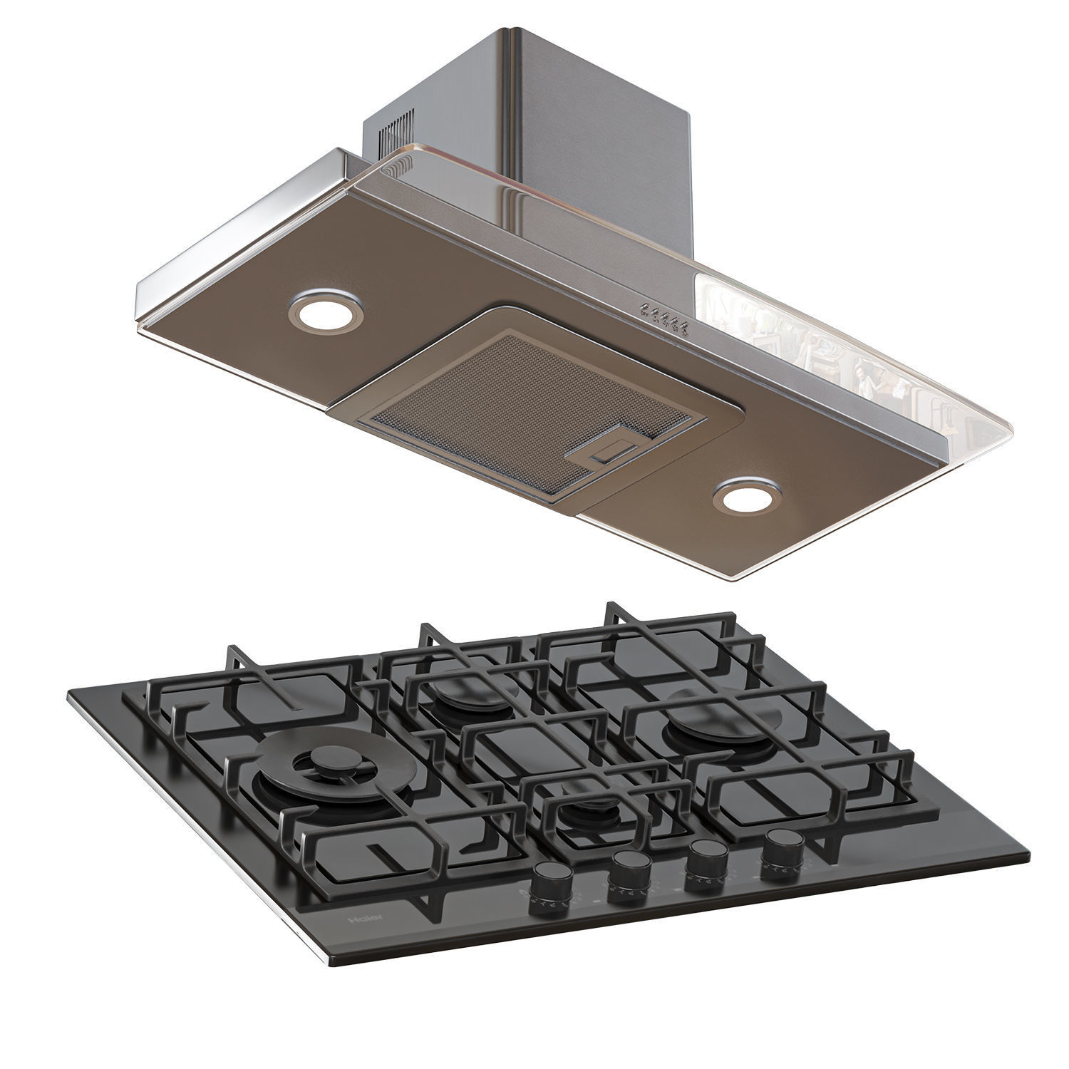 Haier Appliance Set3 3D model_3