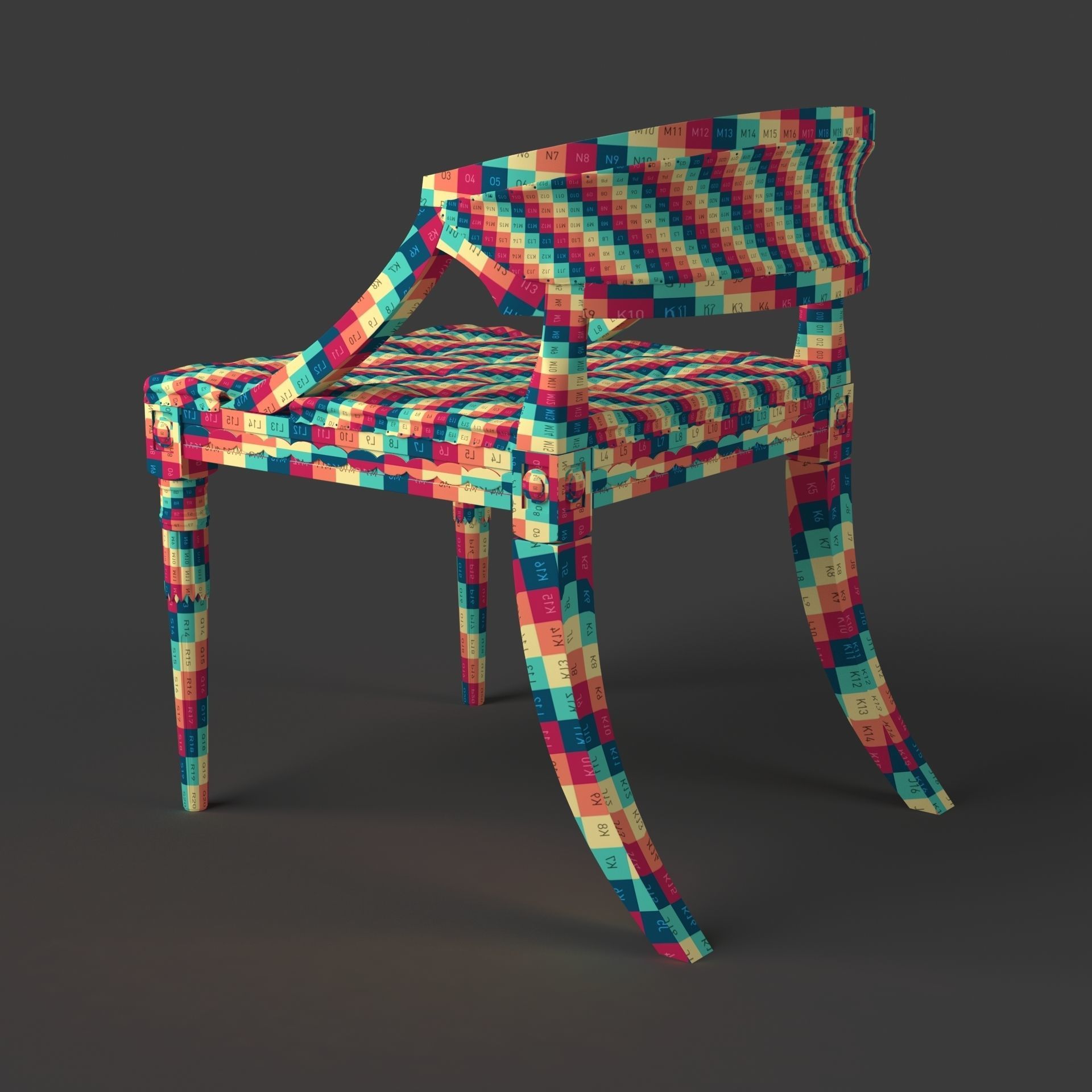 Classic Swedish Chair 3D model_6
