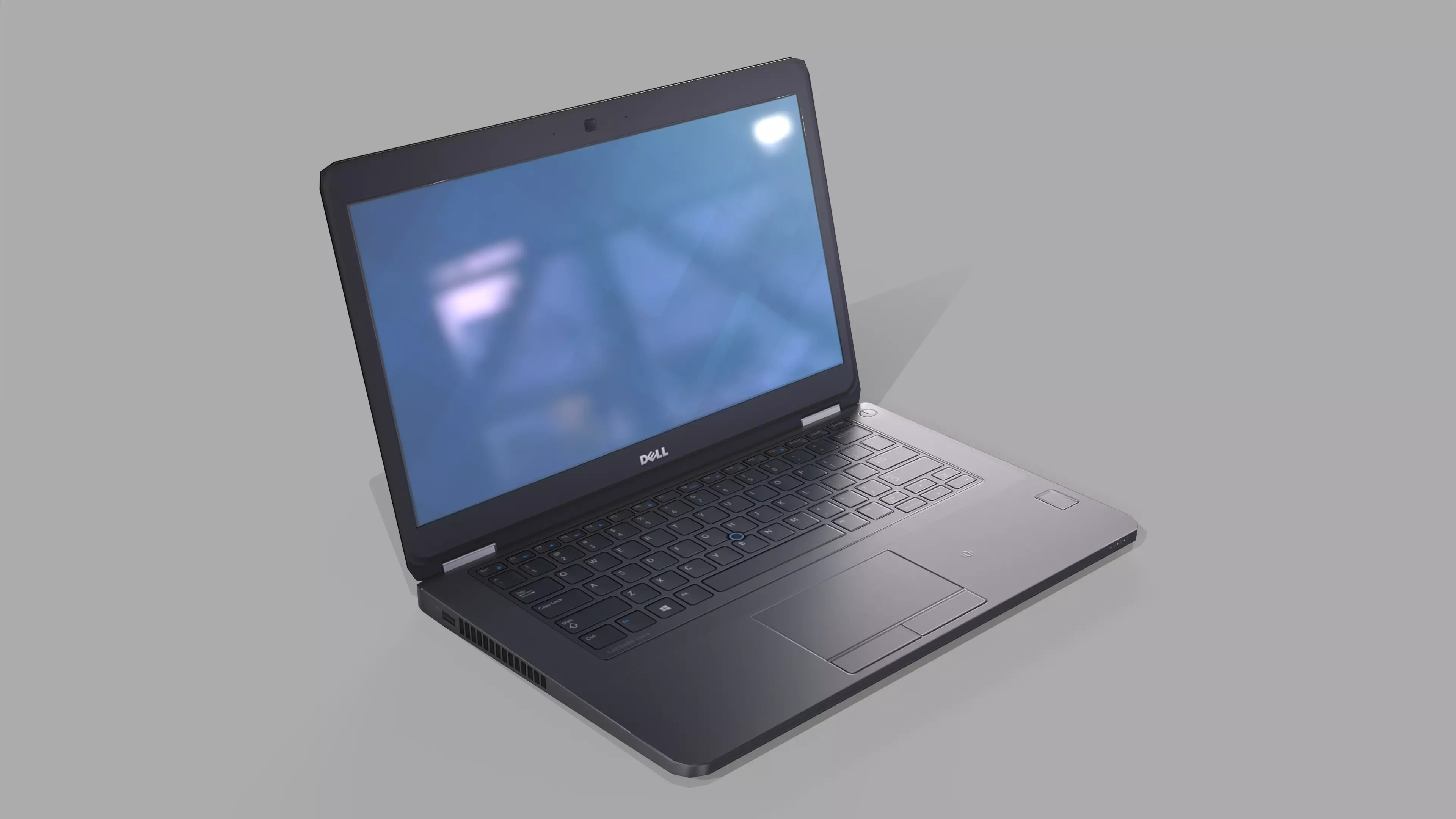 Notebook E5470 game ready Low-poly 3D model_0