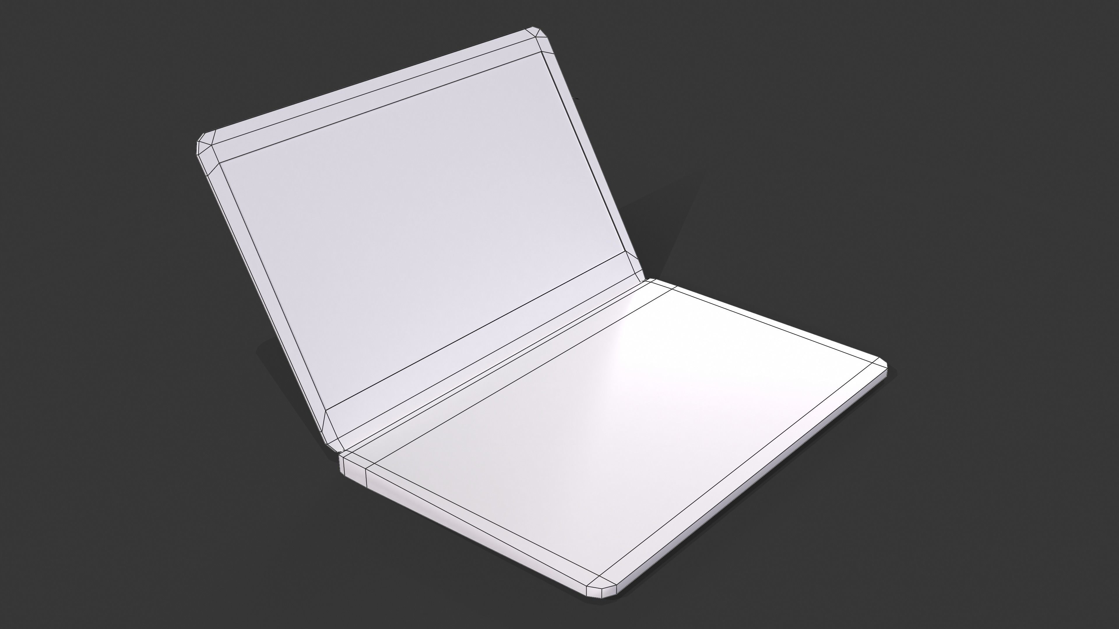 Notebook E5470 game ready Low-poly 3D model_5