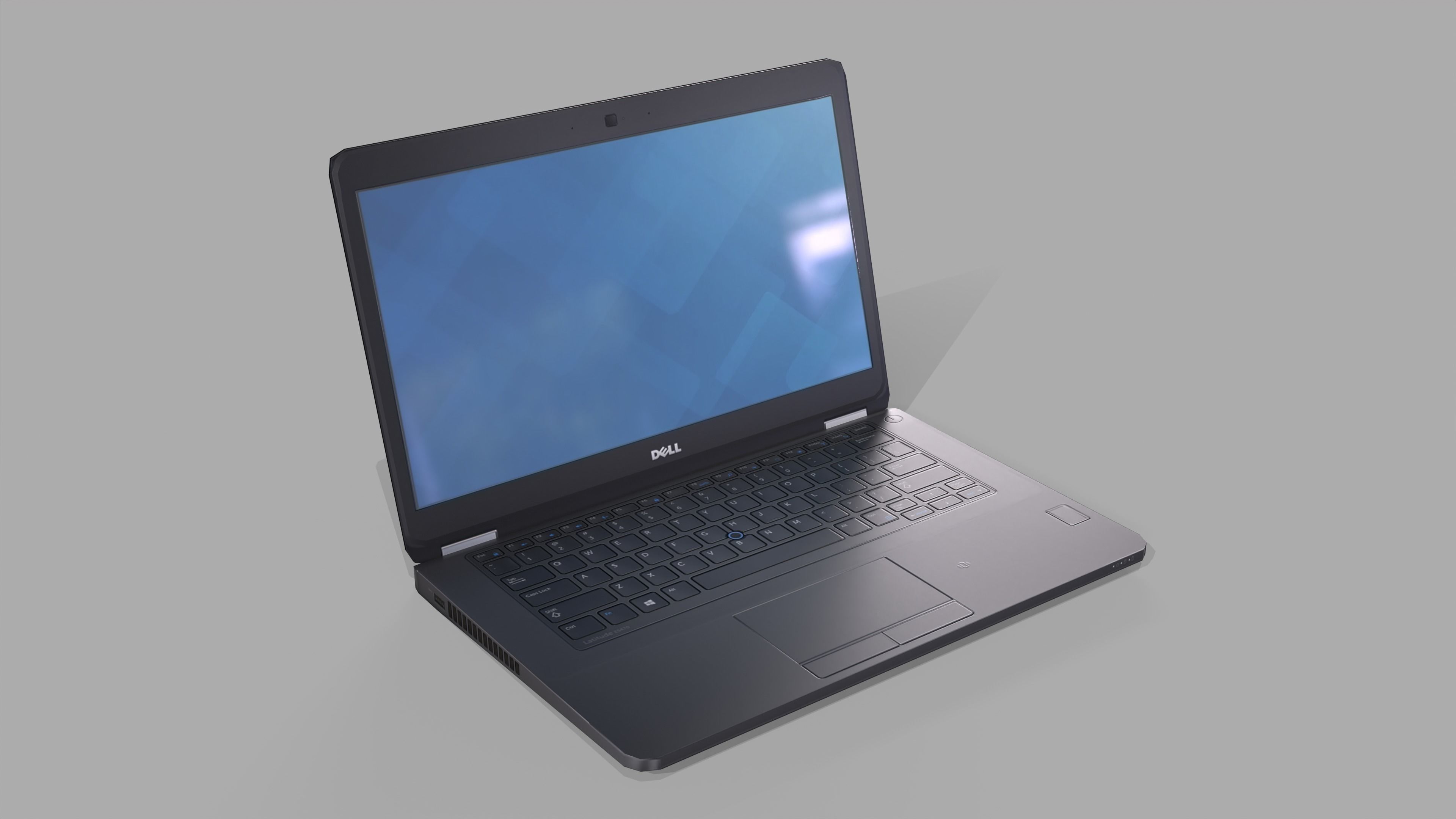 Notebook E5470 game ready Low-poly 3D model_2