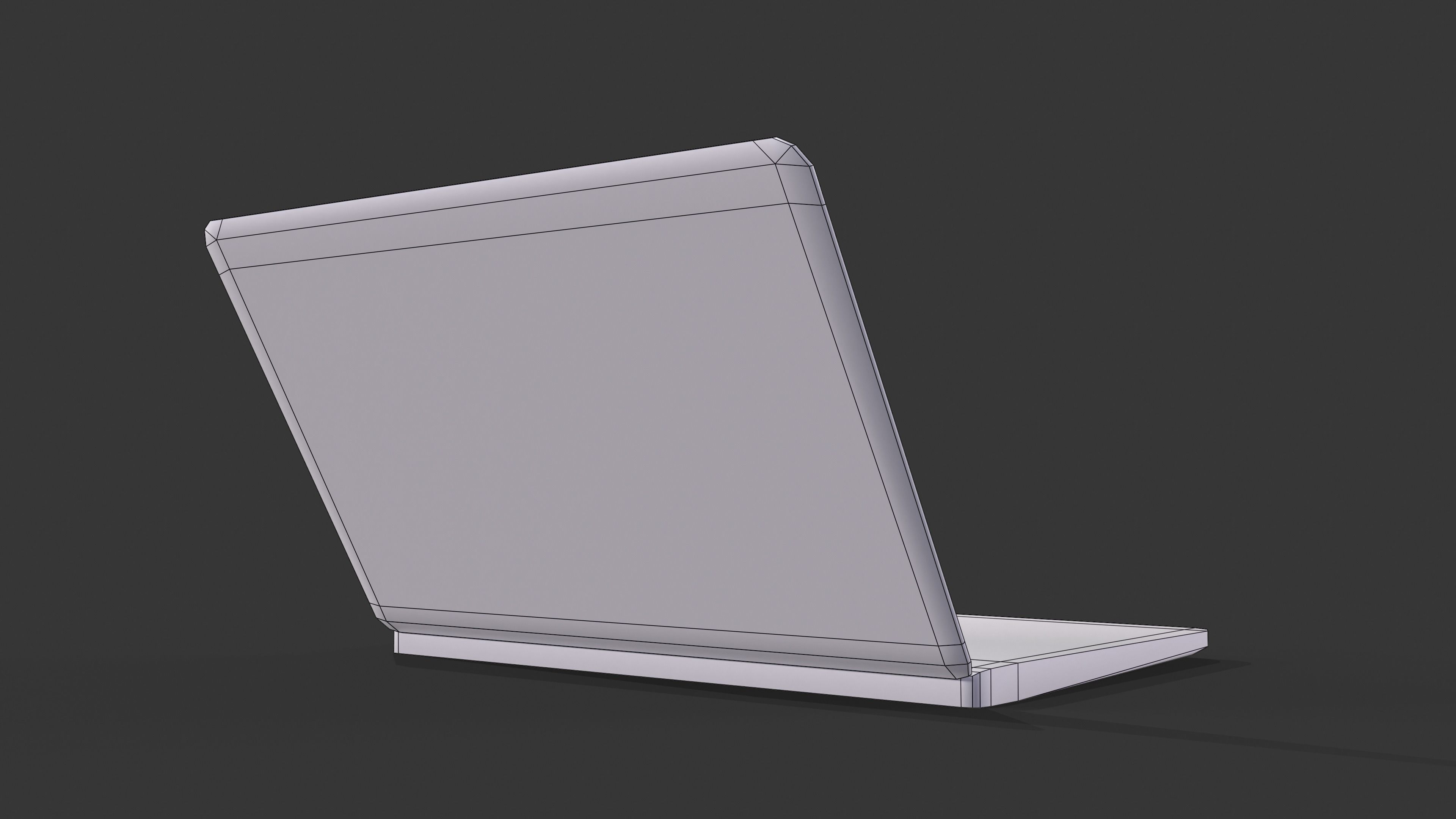Notebook E5470 game ready Low-poly 3D model_8