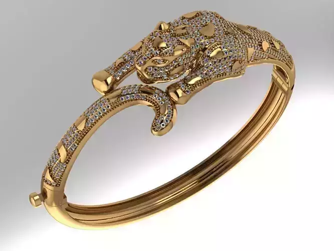 TIGER BRACELET 3D print model