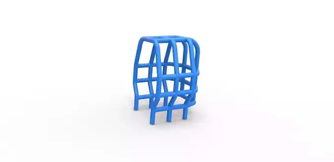 Roll Cage of Pro Stock Pulling Tractor Scale 1 to 25