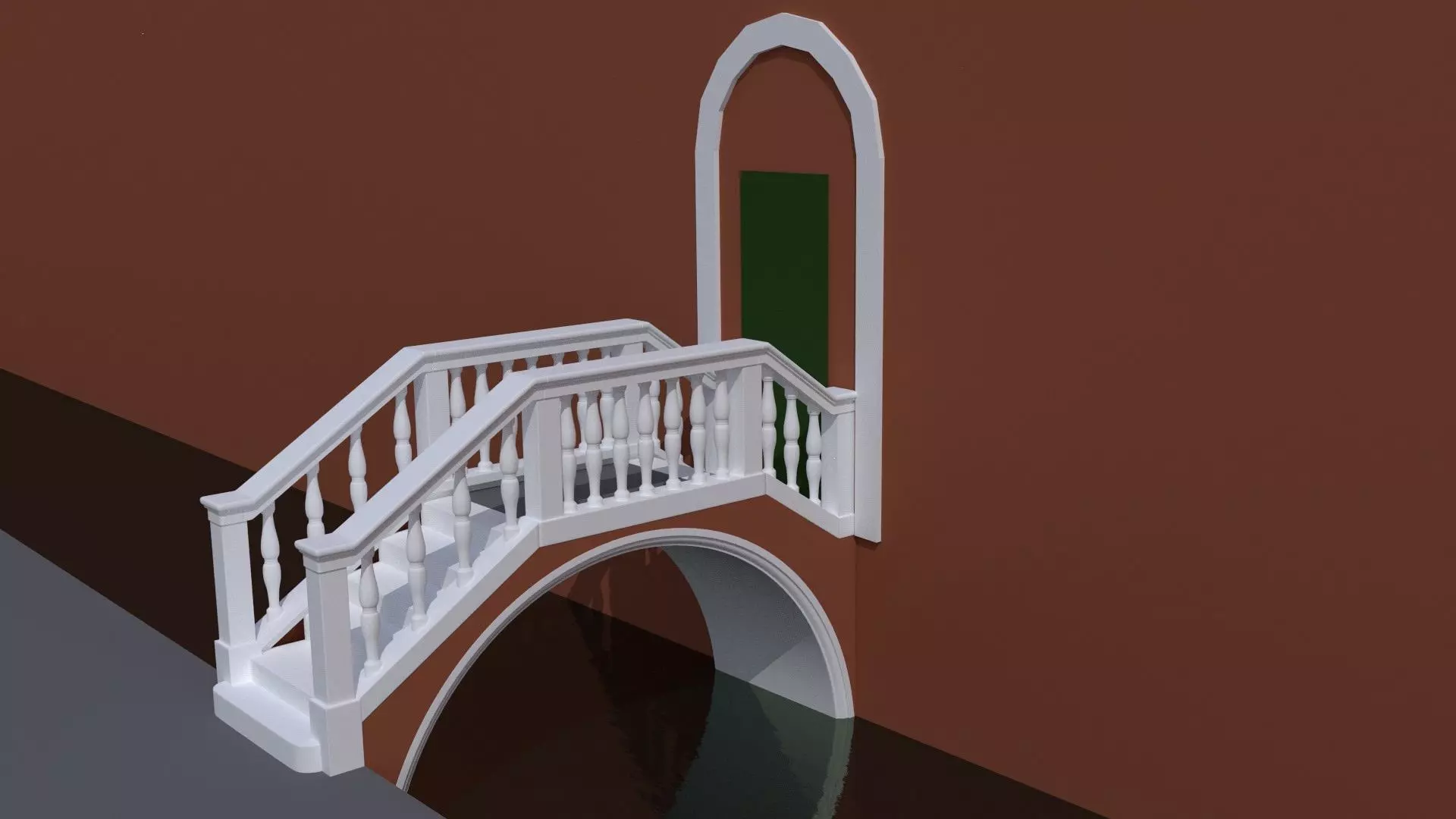 Venice Bridge 3D model_0