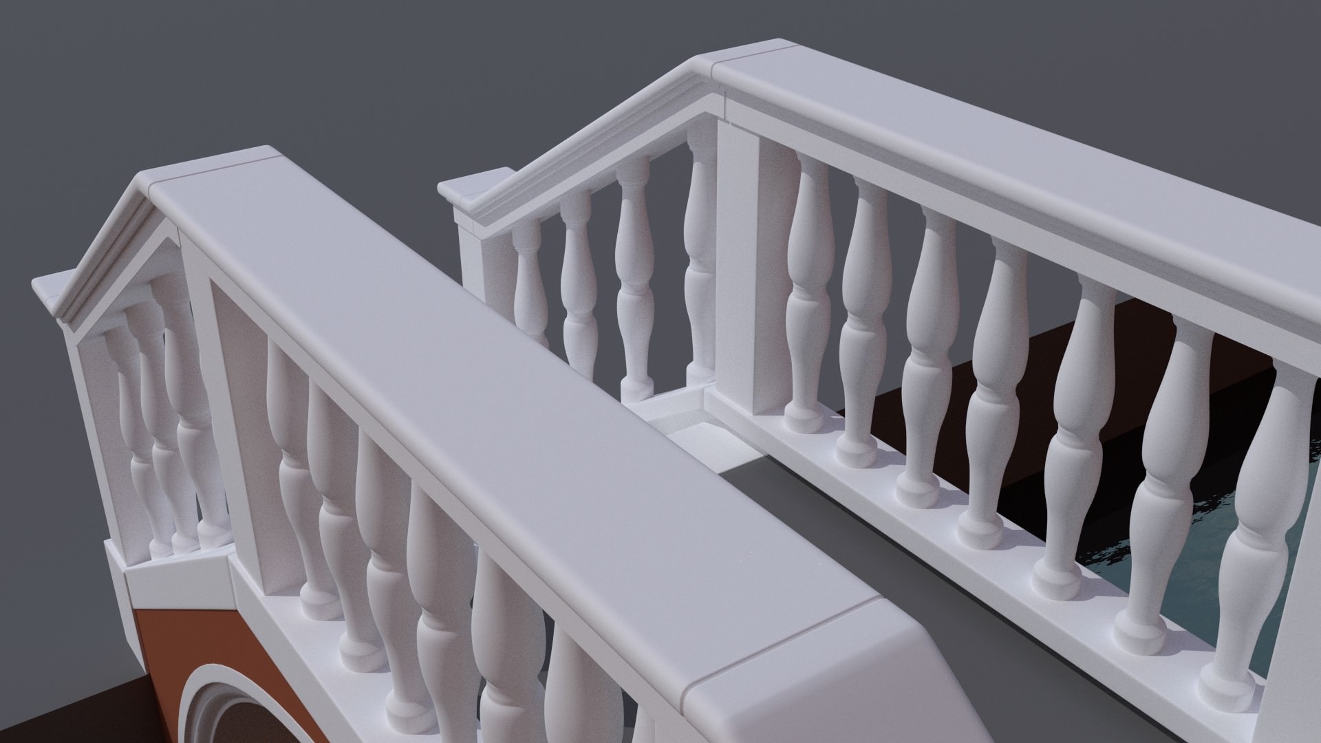 Venice Bridge 3D model_4