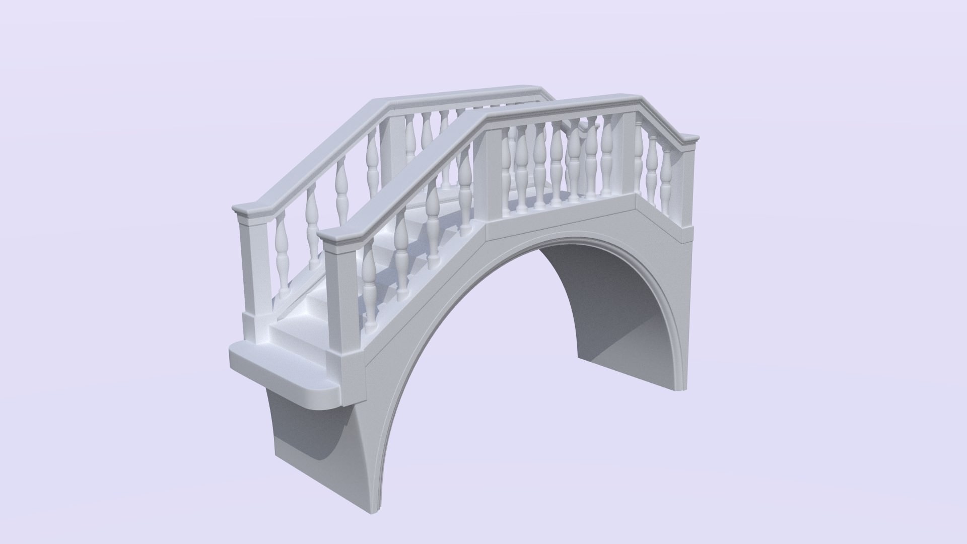 Venice Bridge 3D model_6