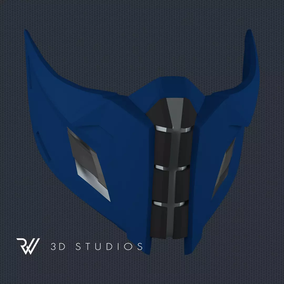 MK11 Sub-Zero Mask V15 - STL File 3D print model