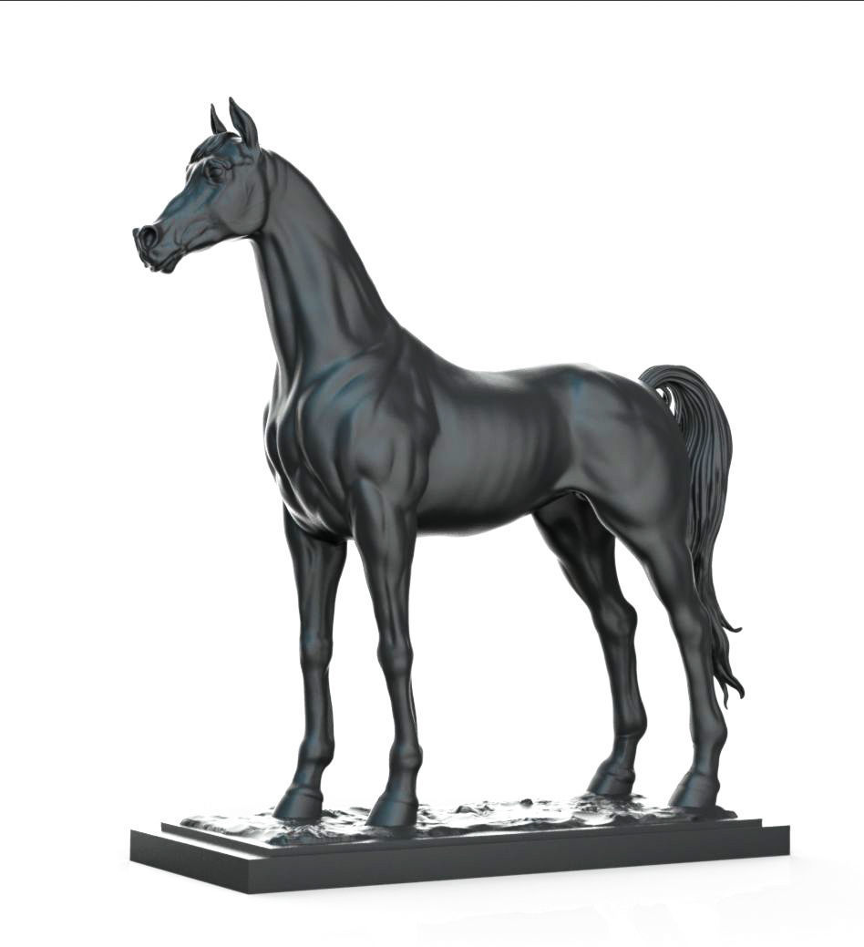 Arabian horse  3D print model_2