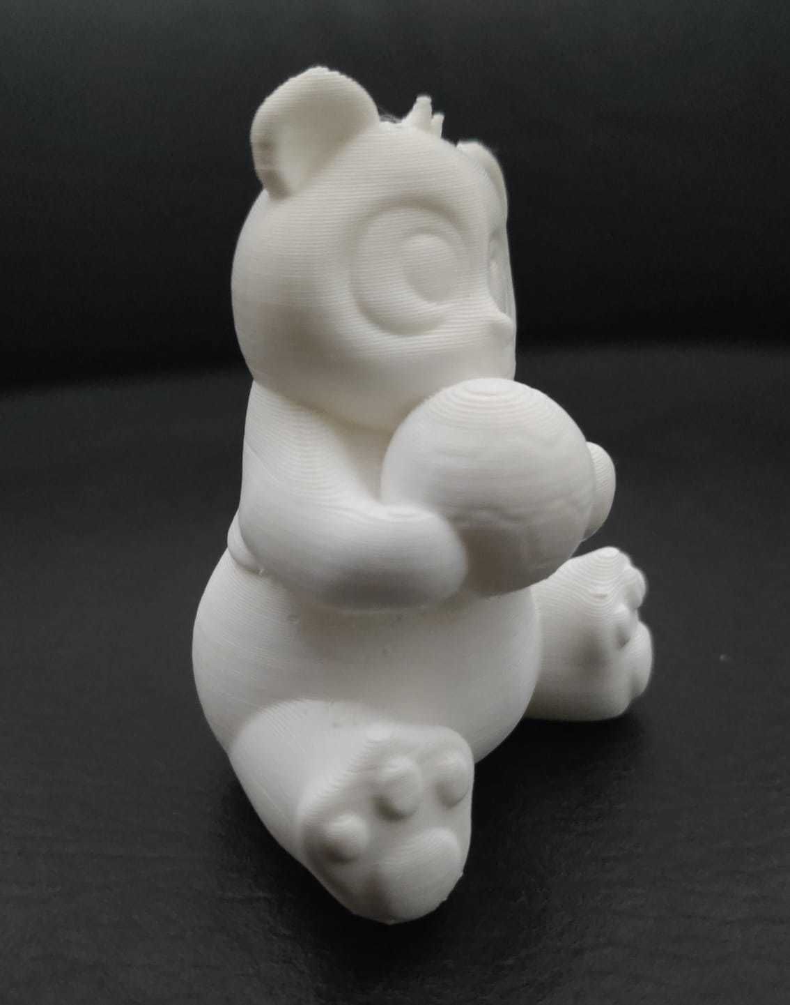 Panda Soccer Ball 3D print model_10