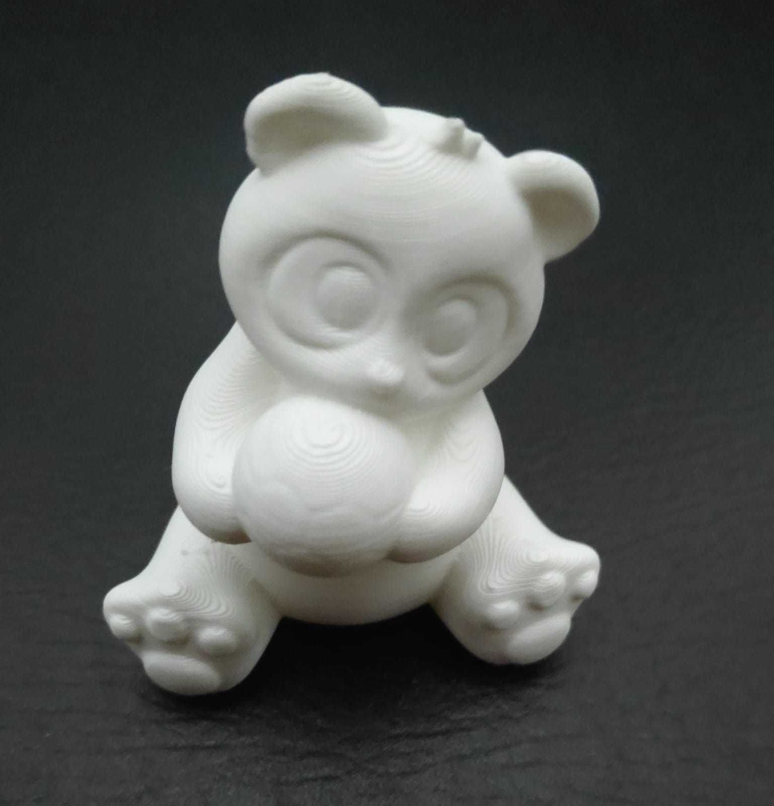 Panda Soccer Ball 3D print model_11