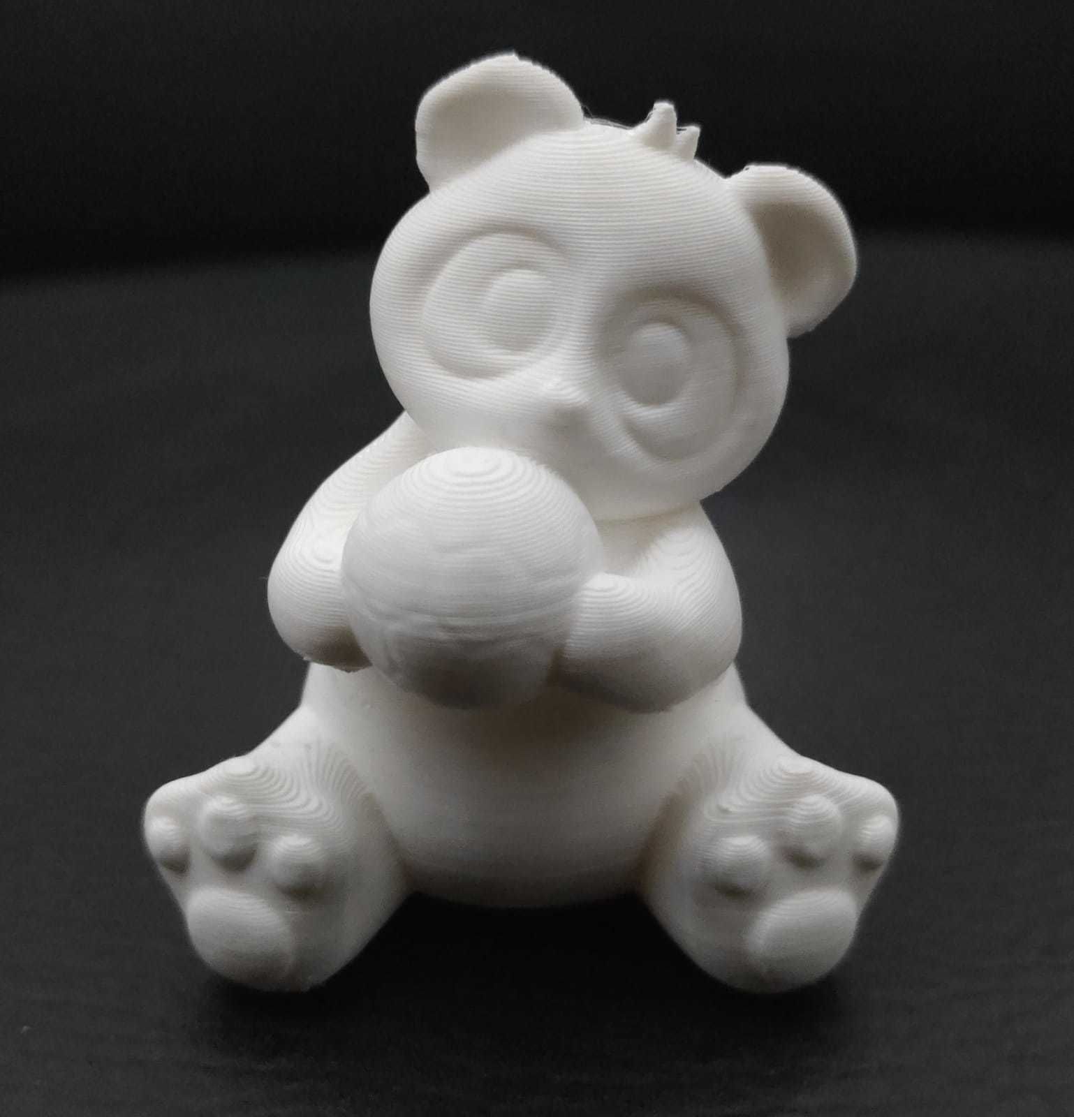 Panda Soccer Ball 3D print model_4