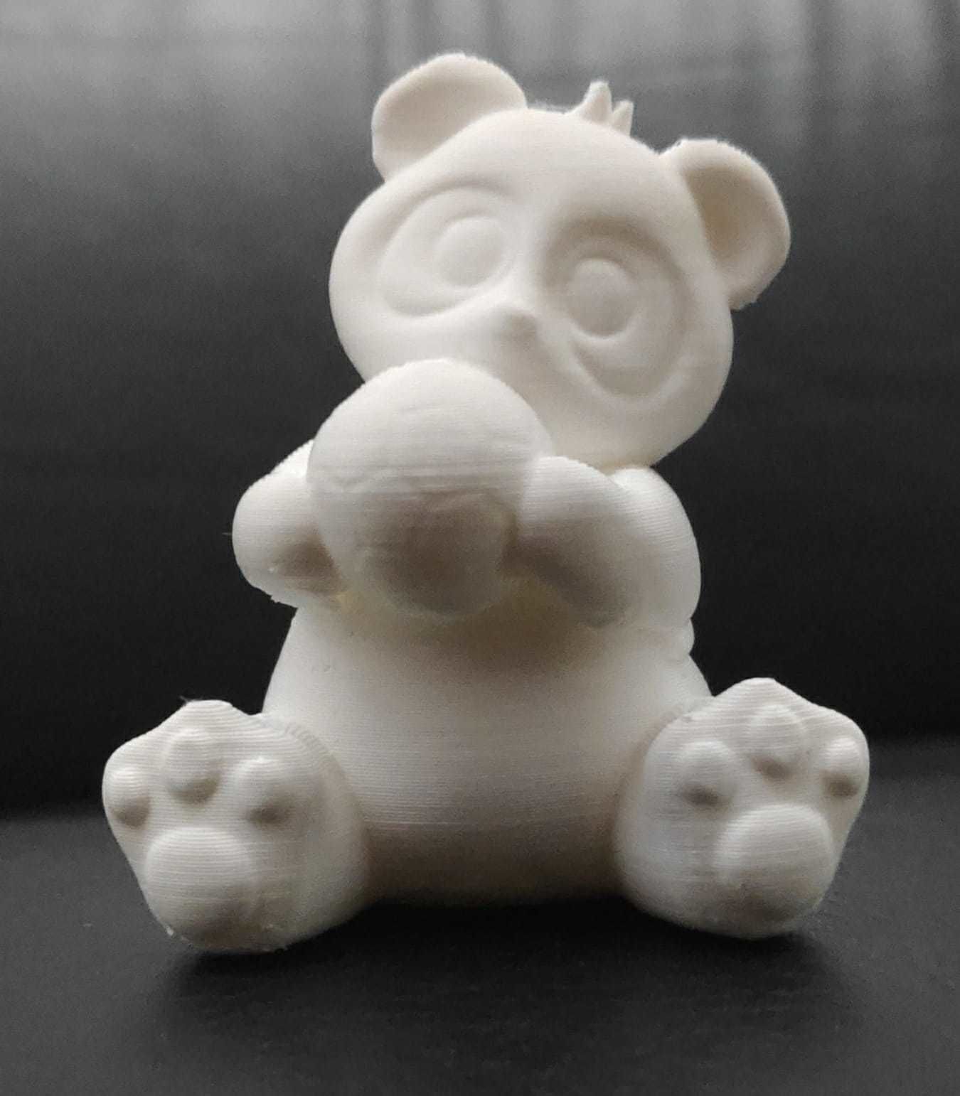 Panda Soccer Ball 3D print model_9