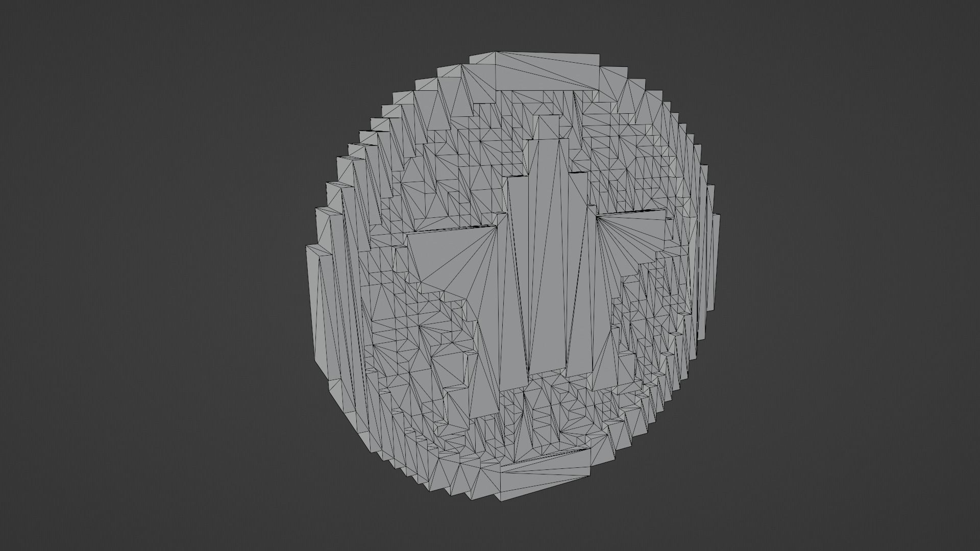Voxel Star Coin Low-poly 3D model_13