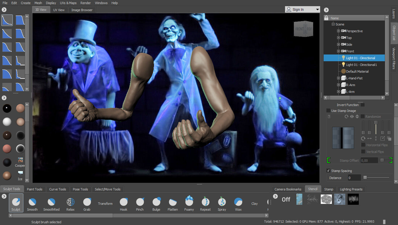 Haunted Mansion Gus The Chained Ghost 3D Printable Sculpt 3D print model_21