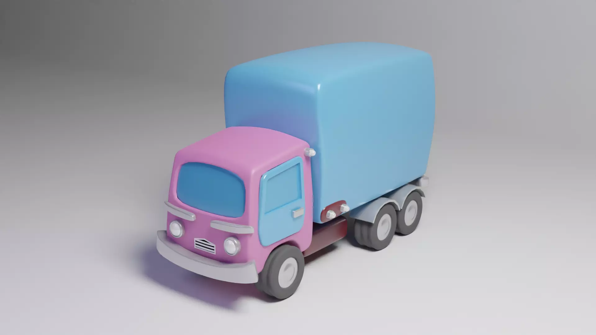 3D model Cartoon Truck - production ready VR / AR / low-poly | CGTrader