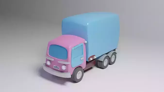 Cartoon Truck - production ready