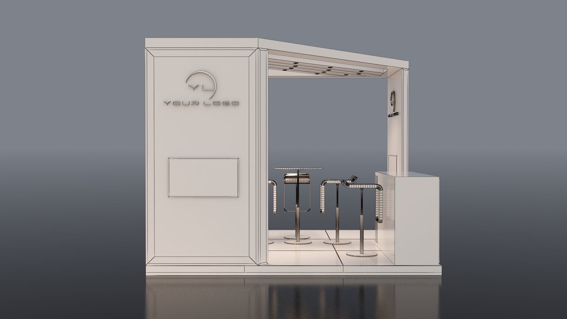 3D MODEL EXHIBITION STAND 3D model_3