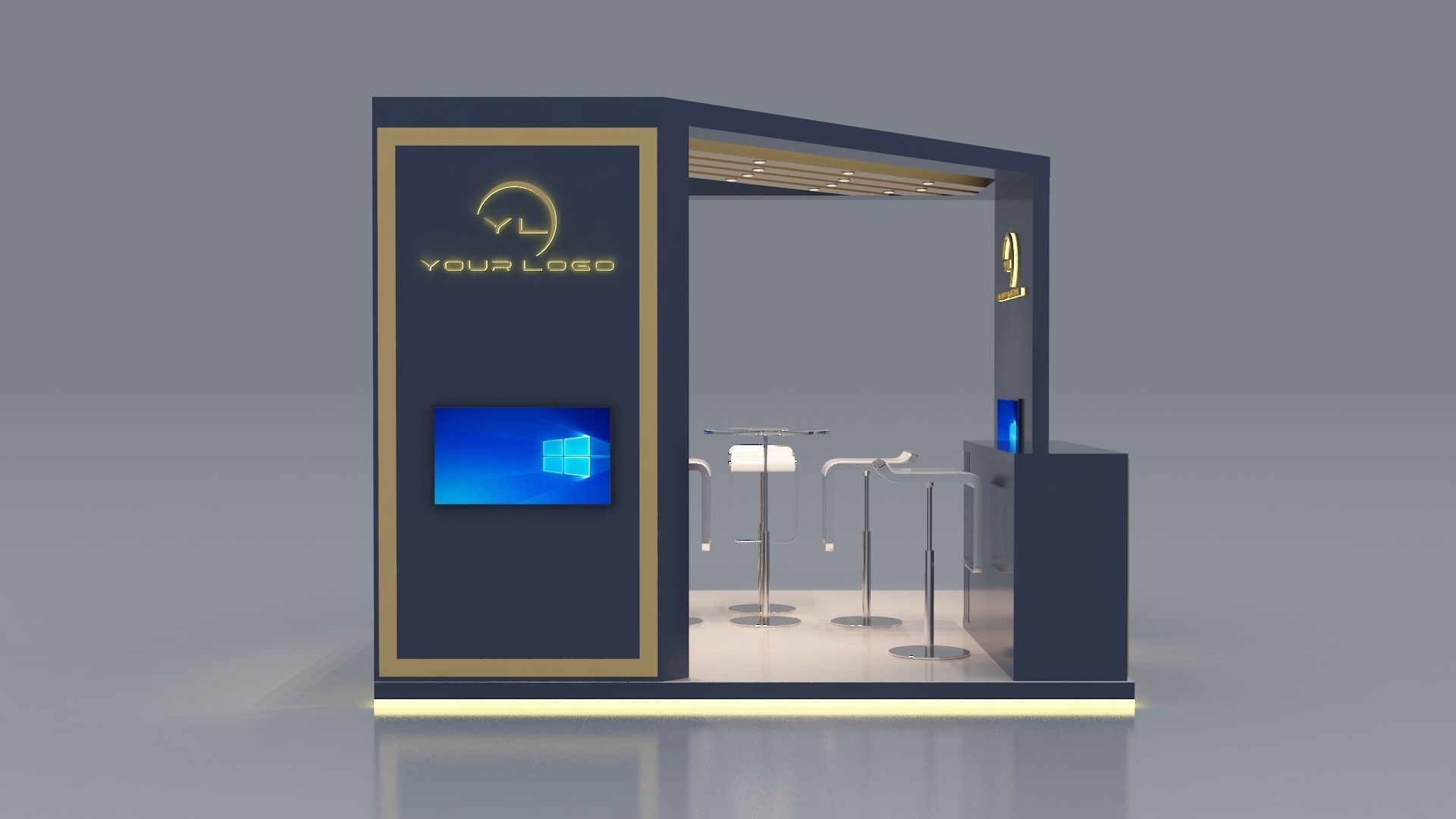 3D MODEL EXHIBITION STAND 3D model_2