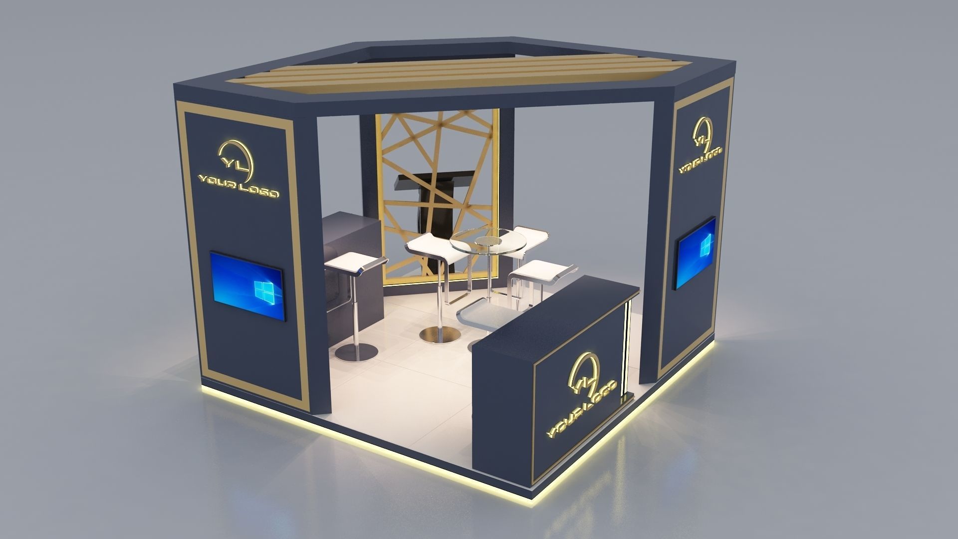 3D MODEL EXHIBITION STAND 3D model_6