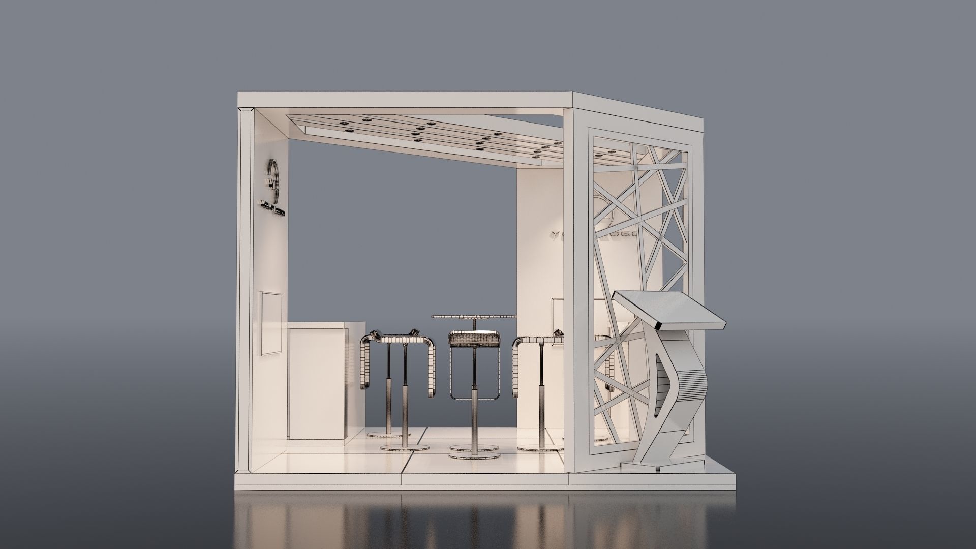 3D MODEL EXHIBITION STAND 3D model_1