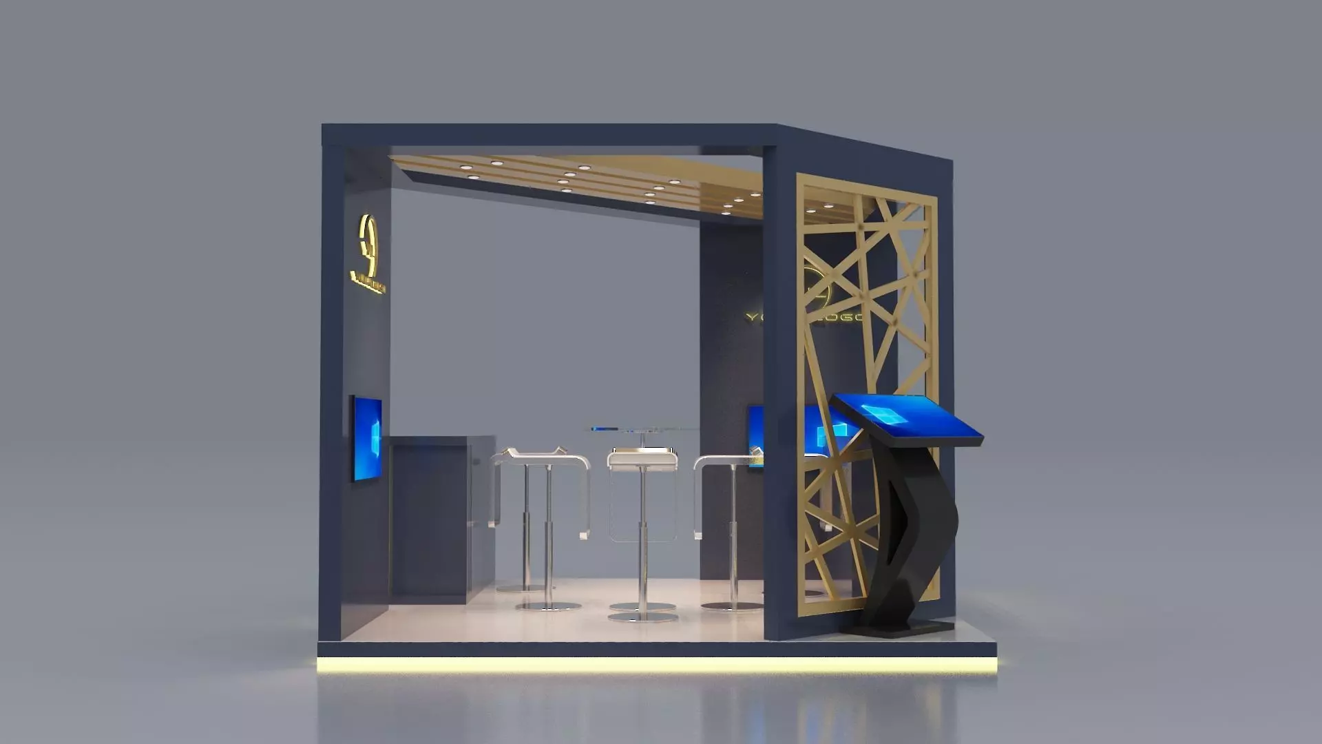 3D MODEL EXHIBITION STAND 3D model_0