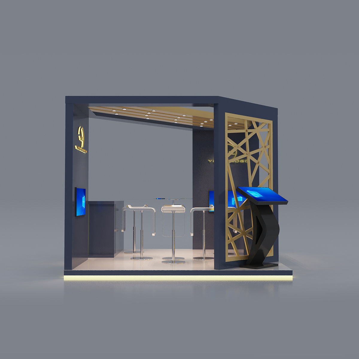 3D MODEL EXHIBITION STAND 3D model_14