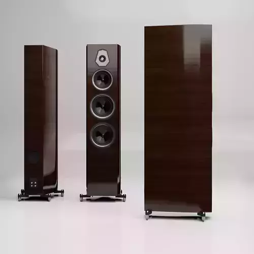 Speakers three wooden