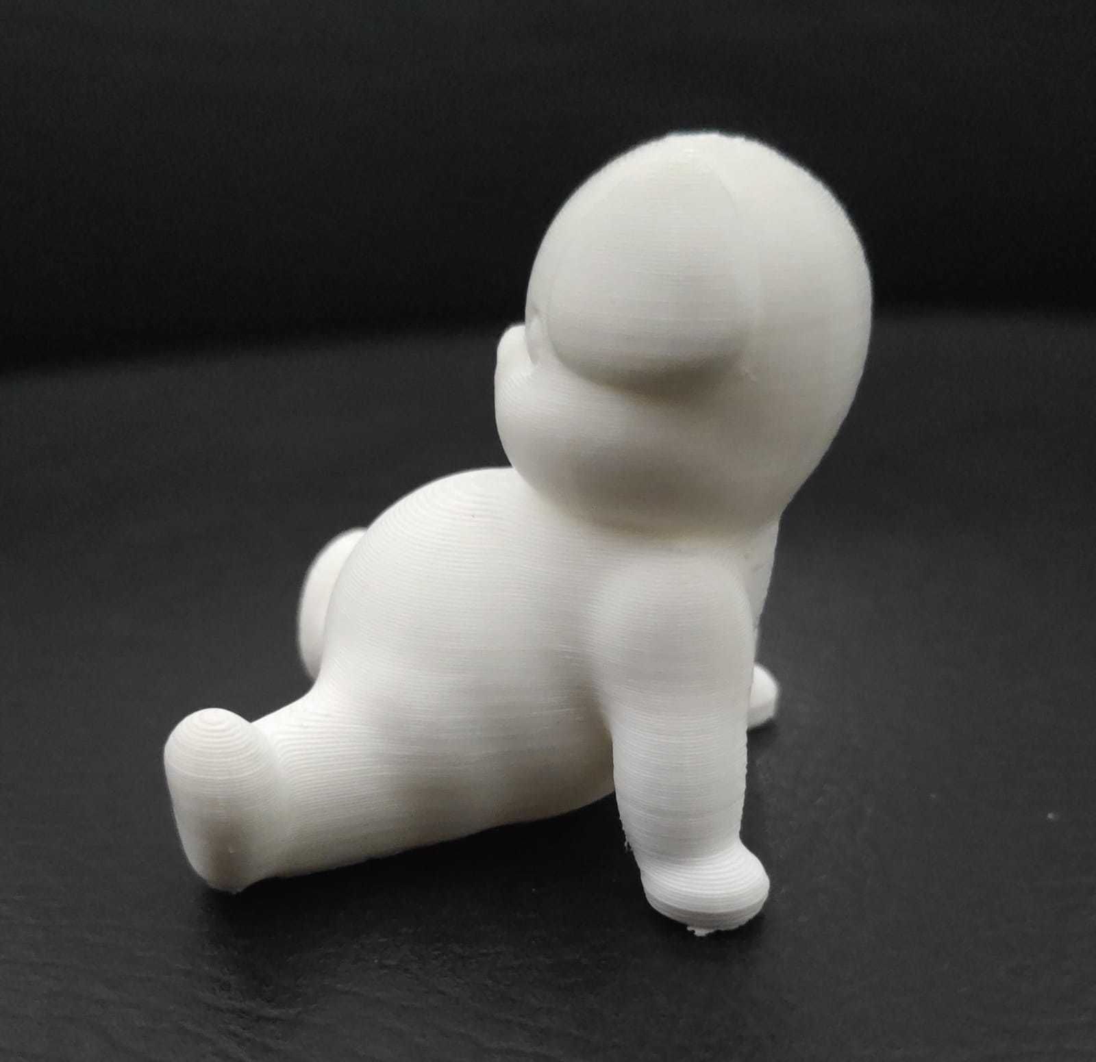 Cute Resting Pig 3D print model_7