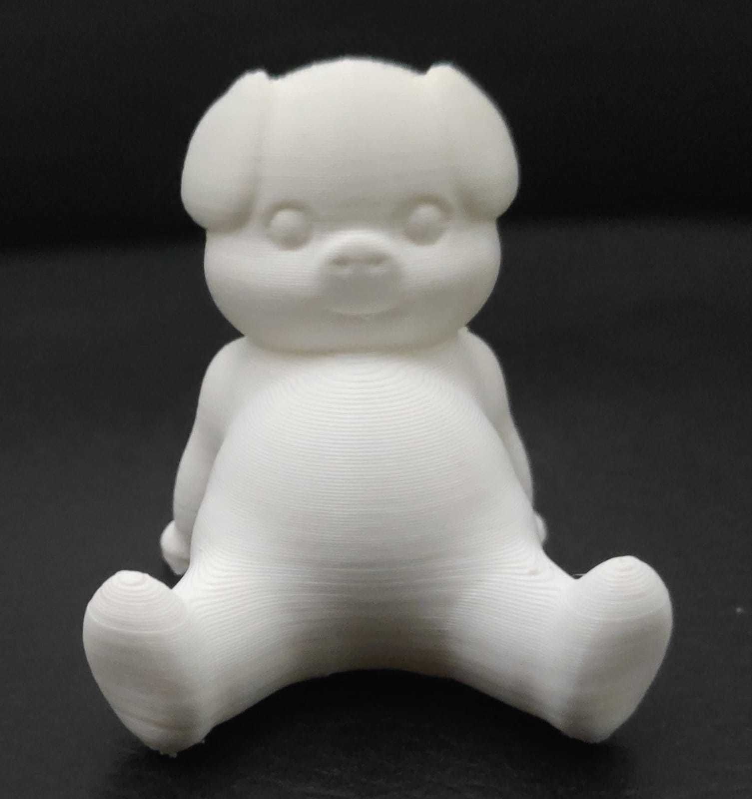 Cute Resting Pig 3D print model_3