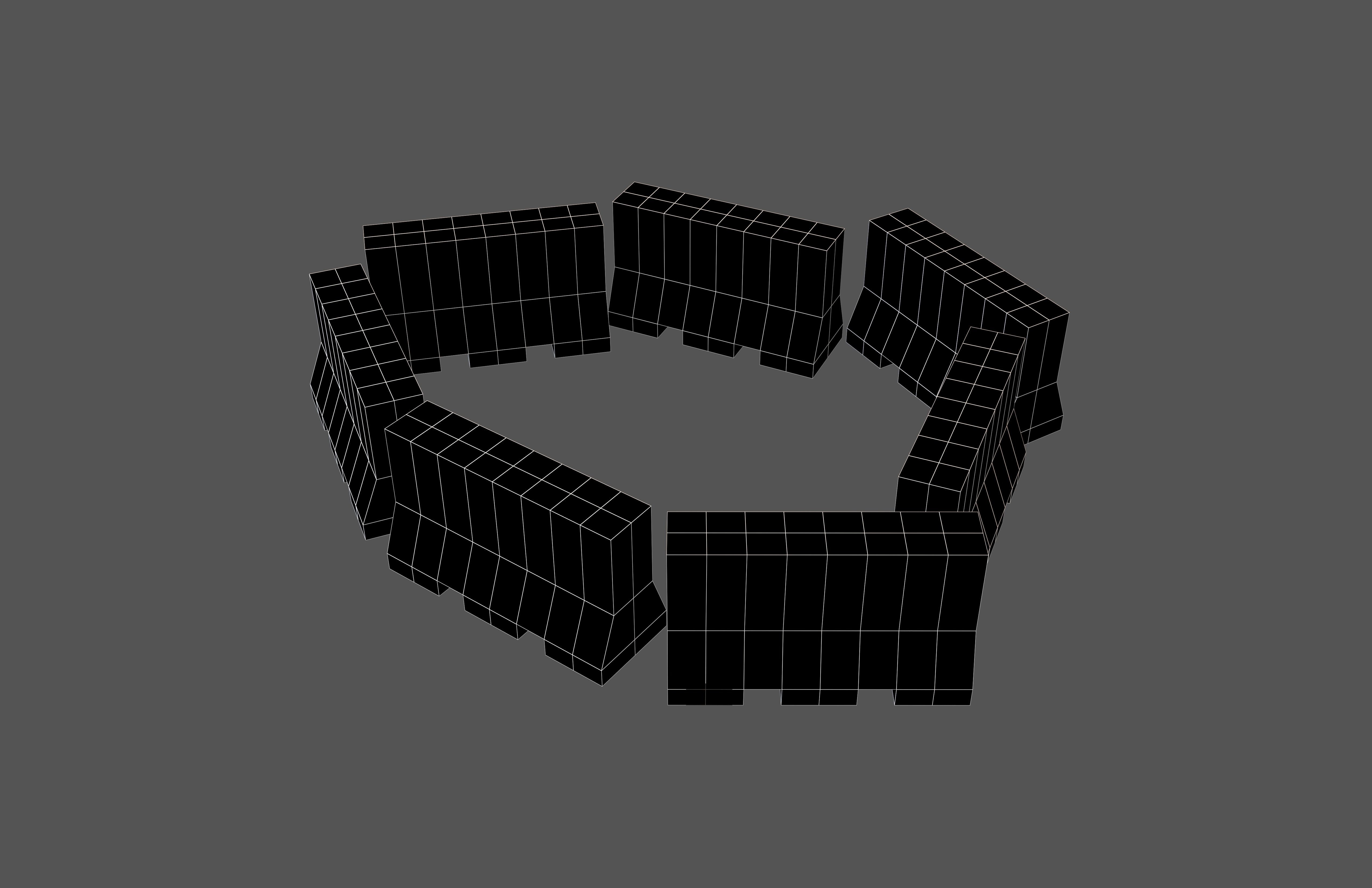 Road Barriers v4 004 Low-poly 3D model_7