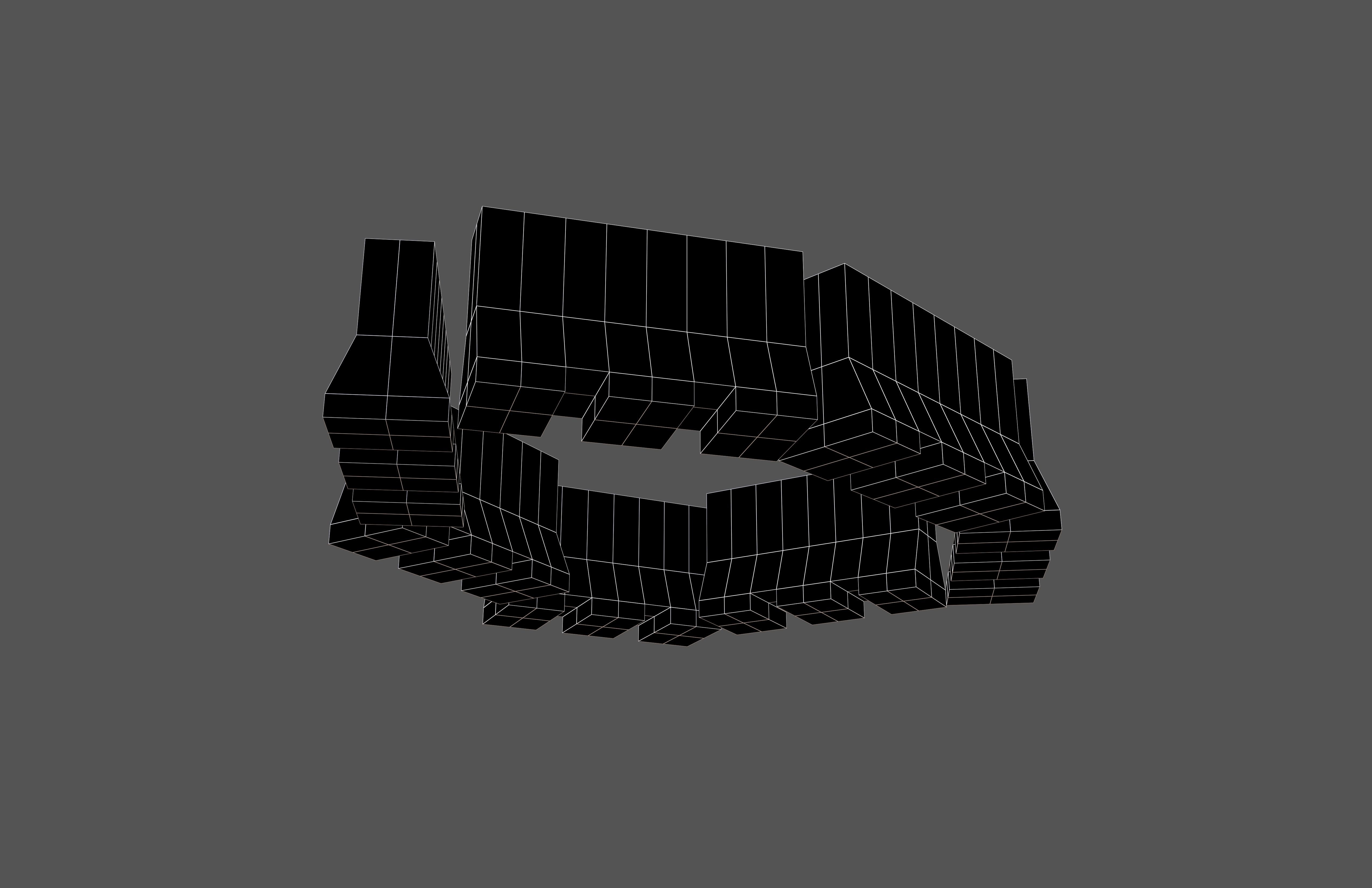 Road Barriers v4 004 Low-poly 3D model_5