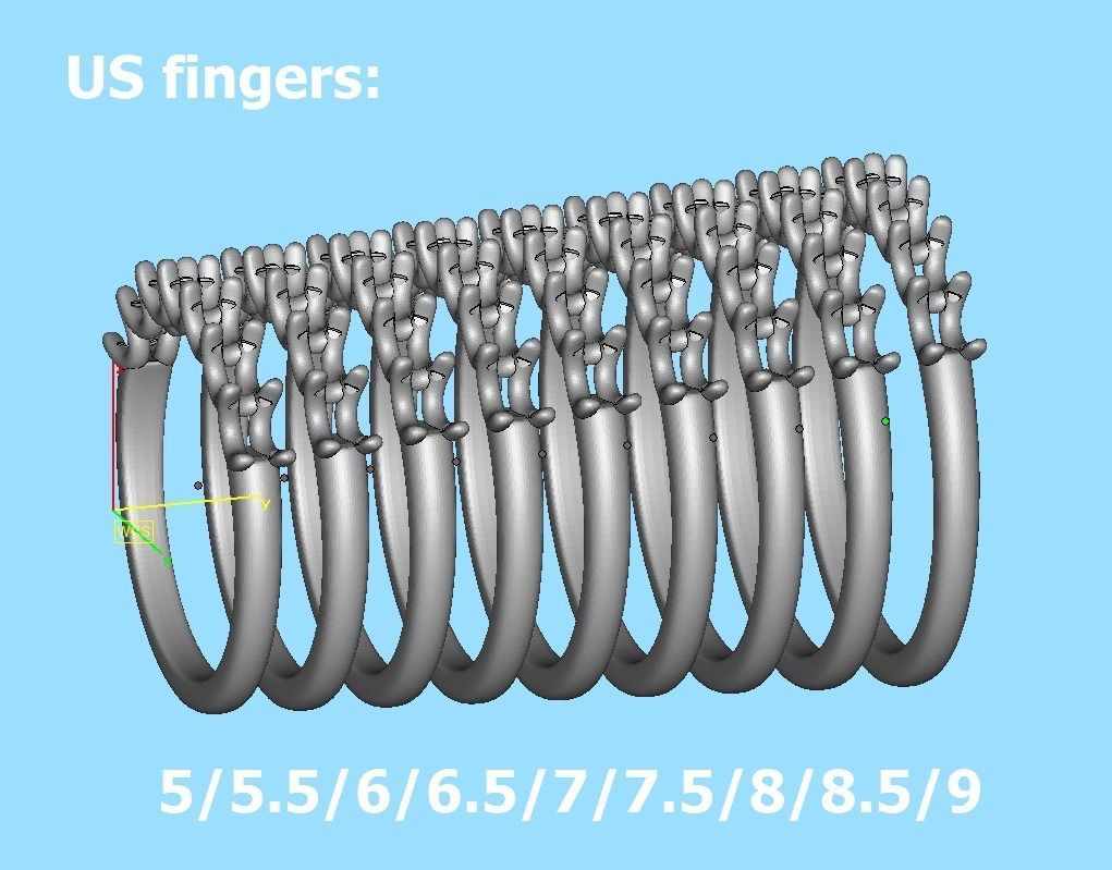 7 stone Half Eternity Ring Collection with discount _8
