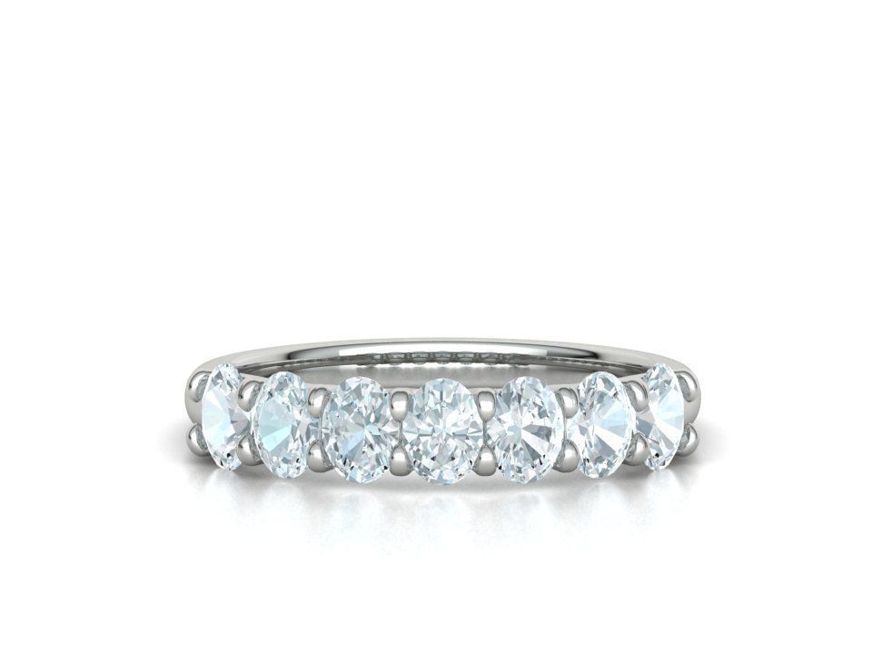 7 stone Half Eternity Ring Collection with discount _30