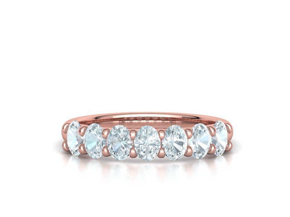 7 stone Half Eternity Ring Collection with discount _28