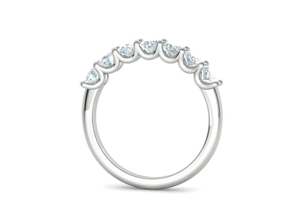 7 stone Half Eternity Ring Collection with discount _45