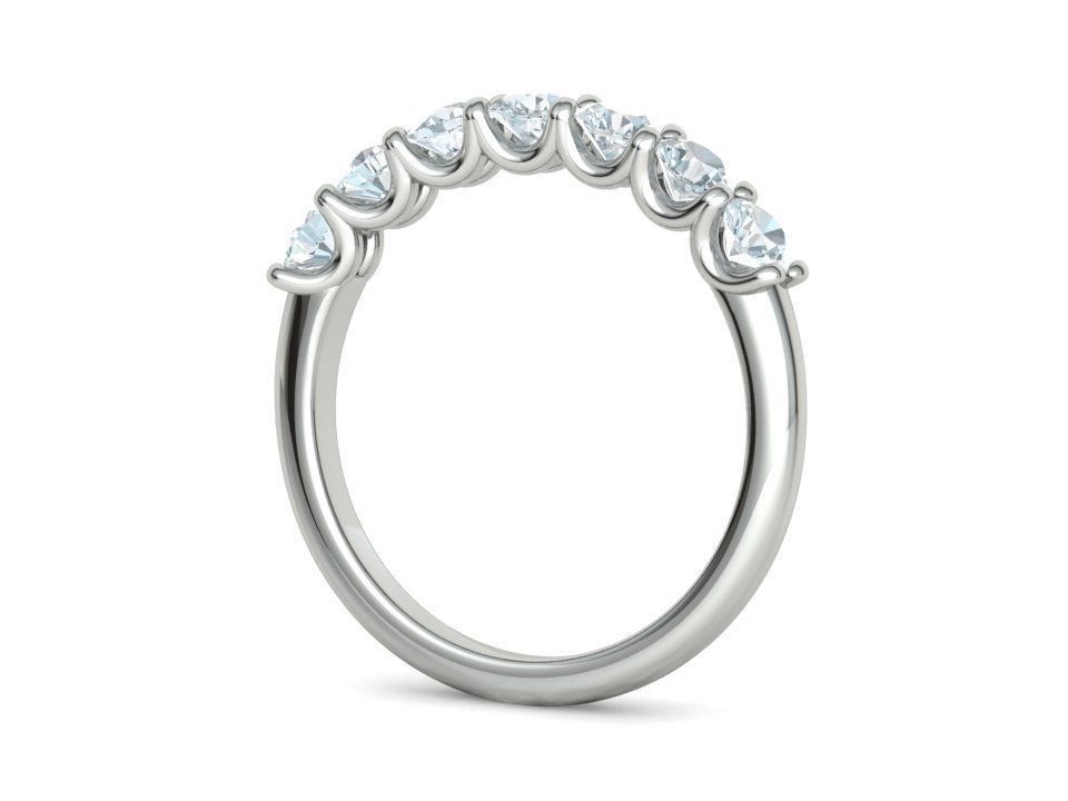 7 stone Half Eternity Ring Collection with discount _11