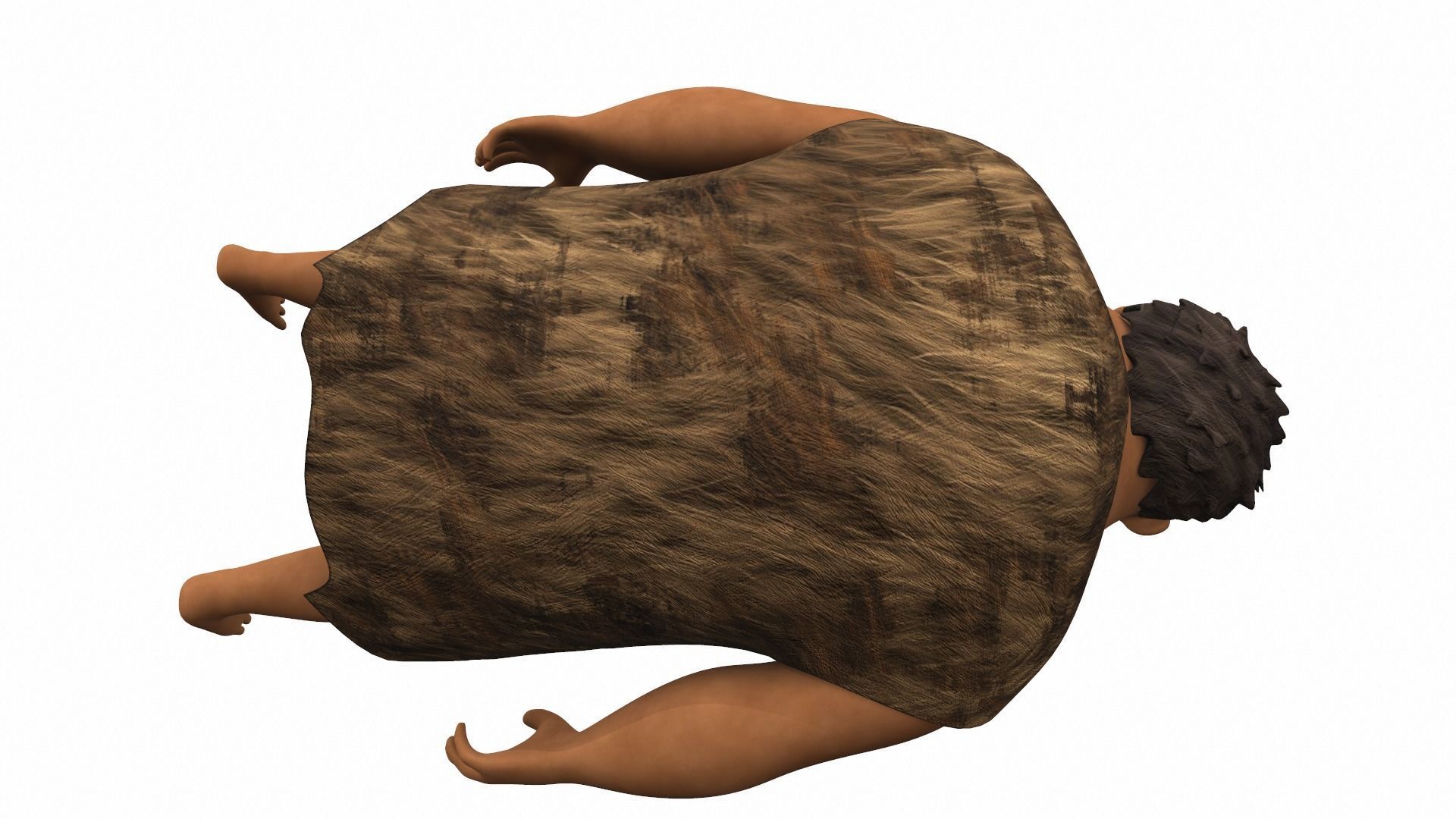 Grug Crood - male cartoon character of the Croods 3D model_15