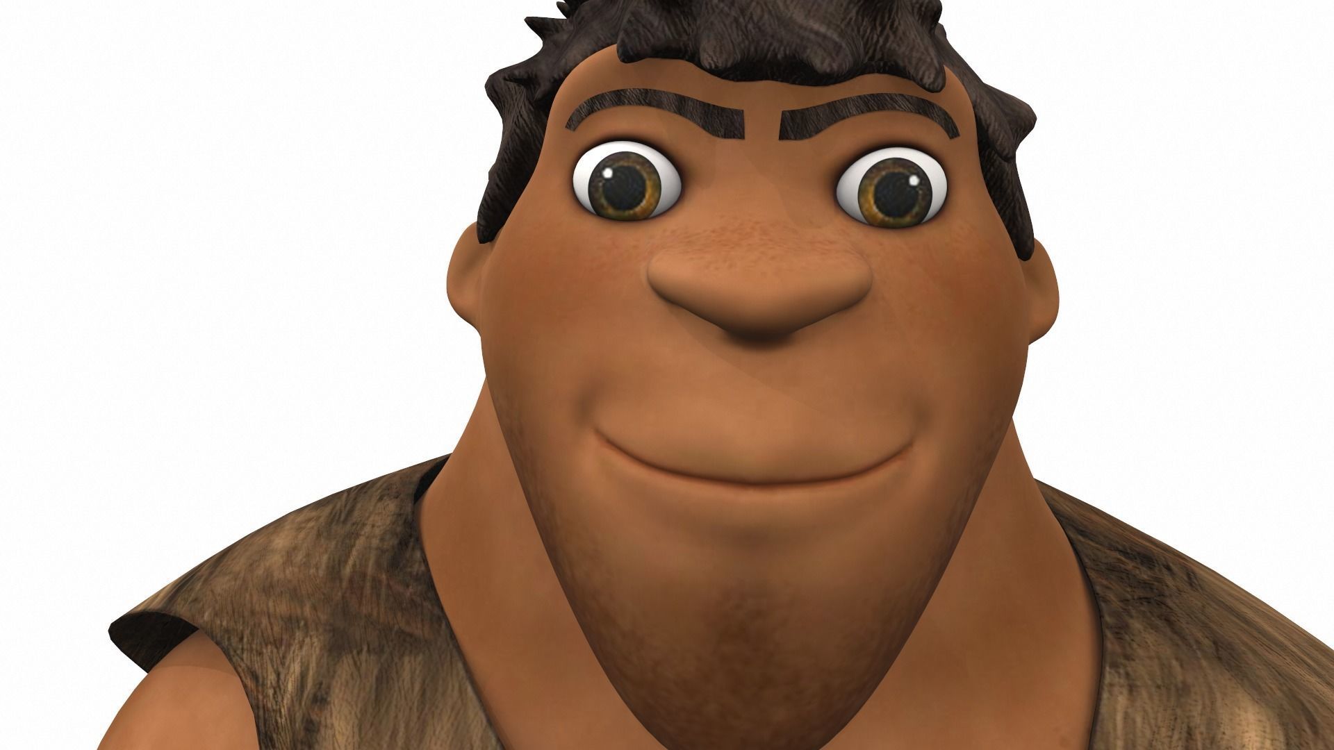 Grug Crood - male cartoon character of the Croods 3D model_11