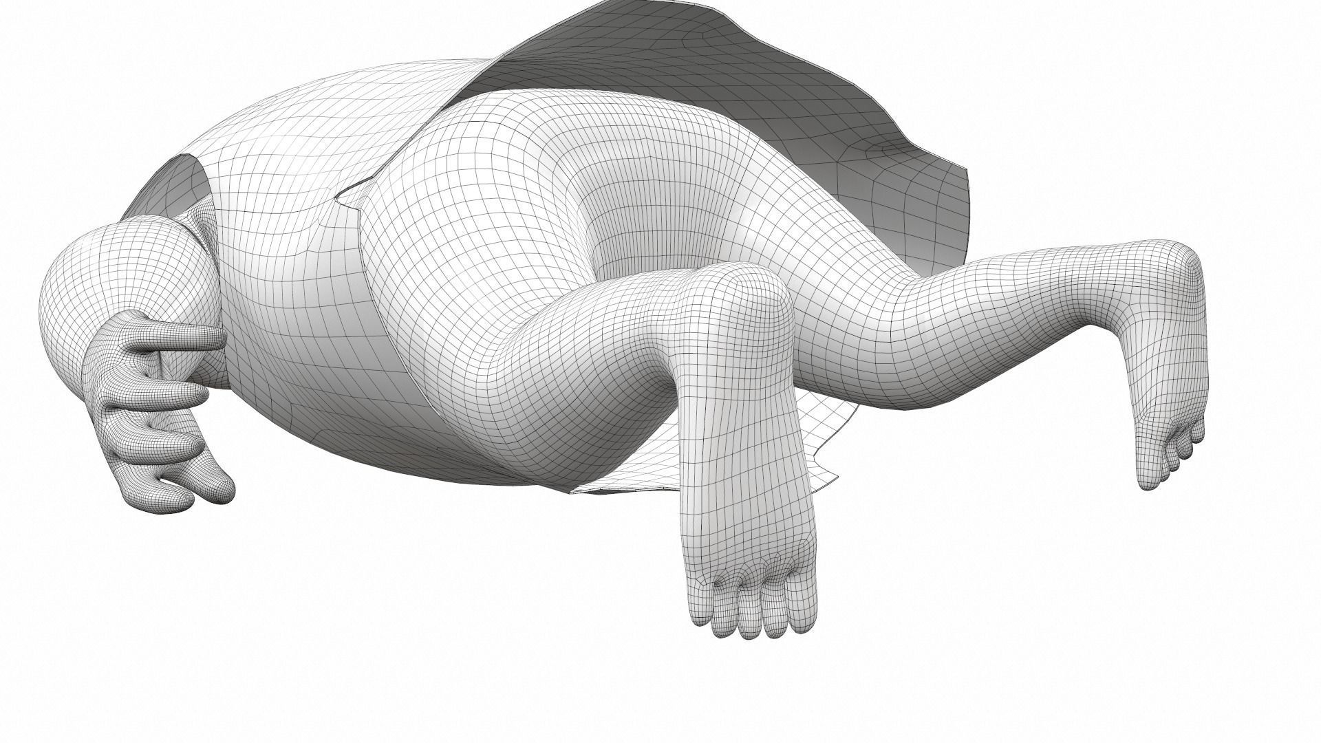 Grug Crood - male cartoon character of the Croods 3D model_21