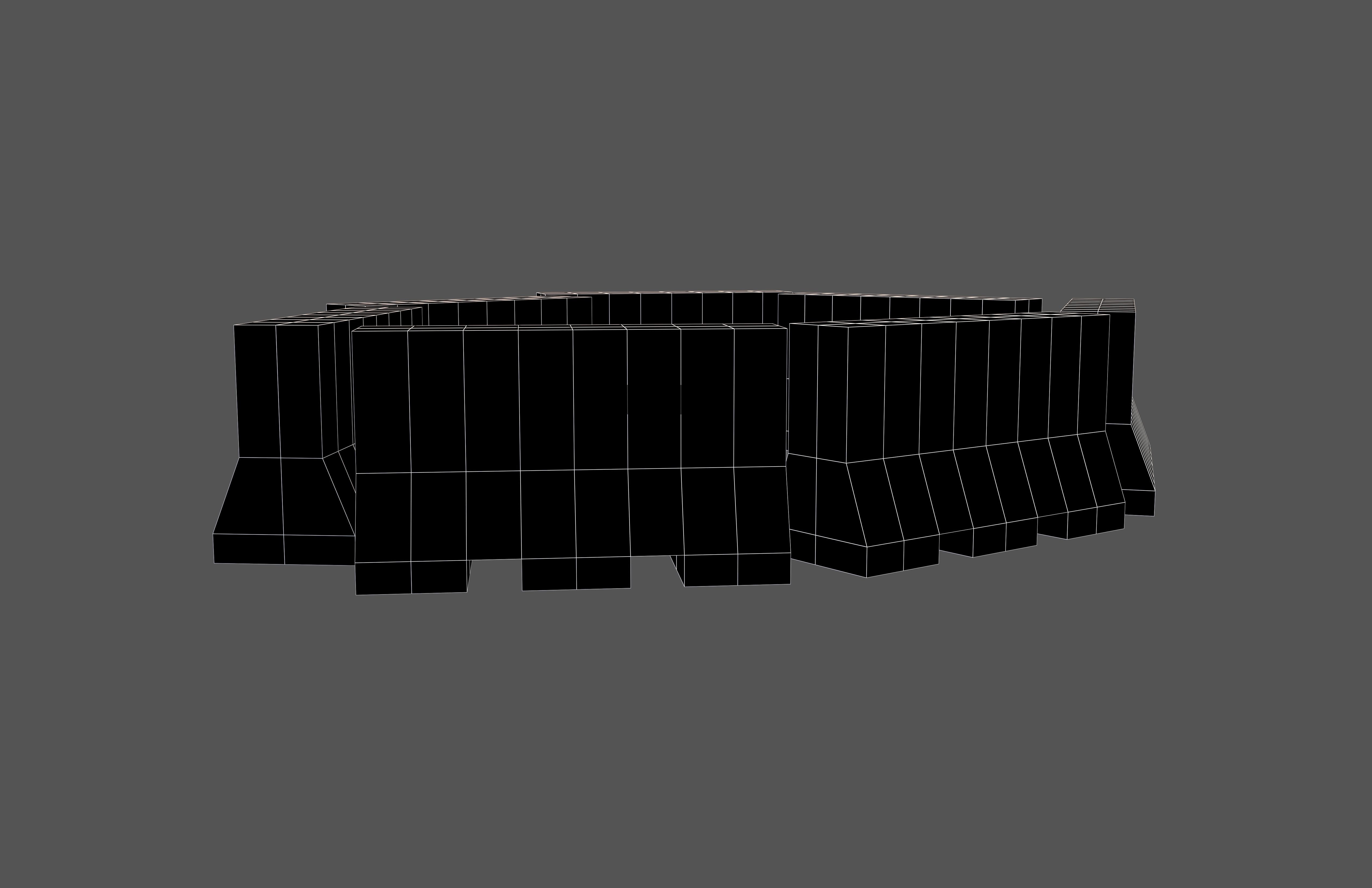 Road Barriers v4 011 Low-poly 3D model_4