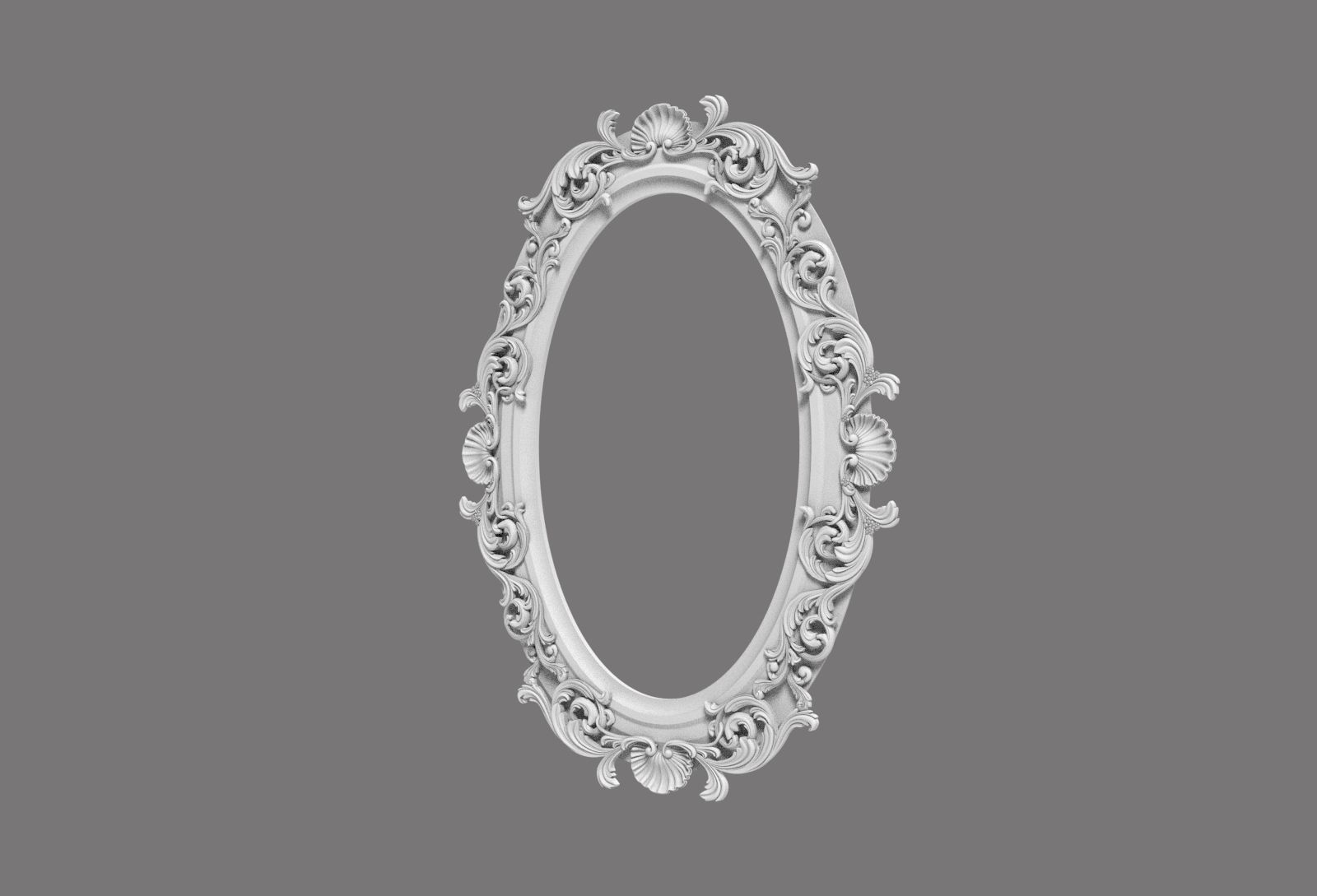 Frame 2 ornate 3D print model_2