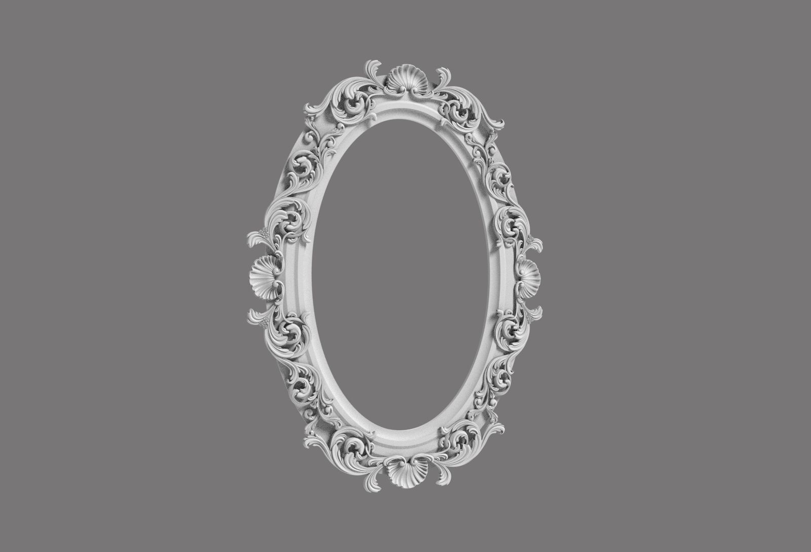 Frame 2 ornate 3D print model_3