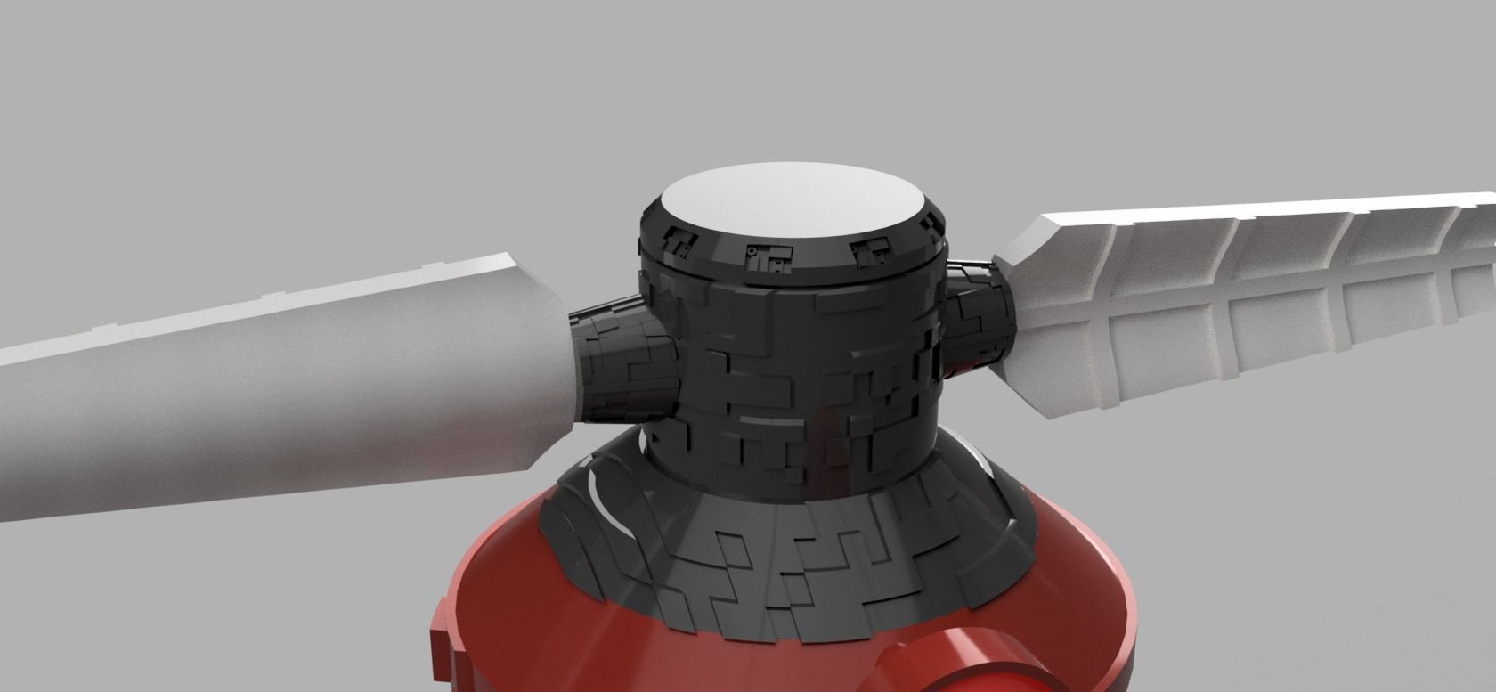 RG HG 144 GOD GUNDAM STAND BOXING RING POST 3D print model_4