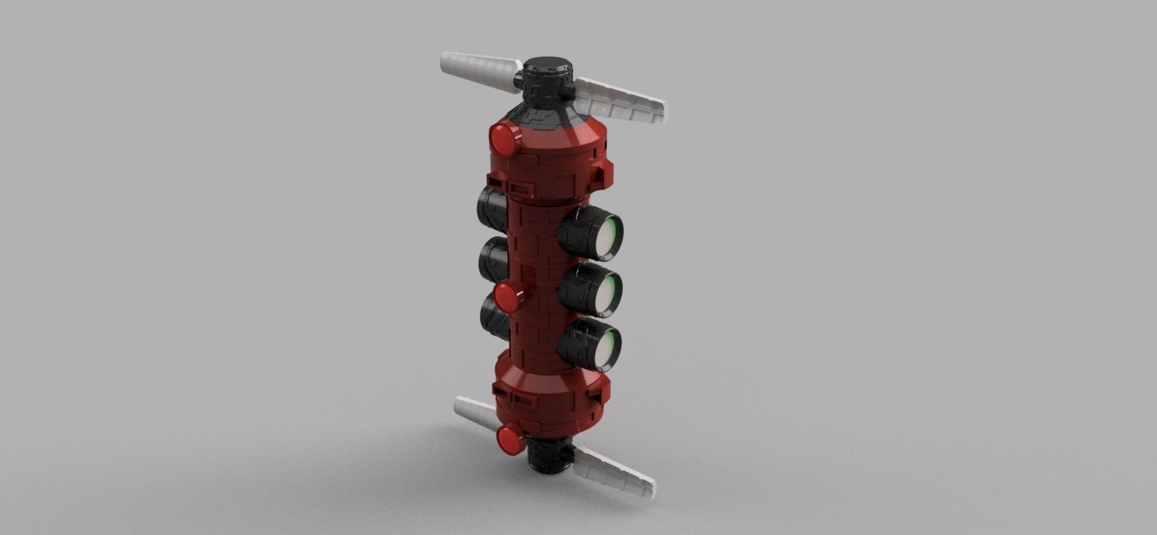 RG HG 144 GOD GUNDAM STAND BOXING RING POST 3D print model_3