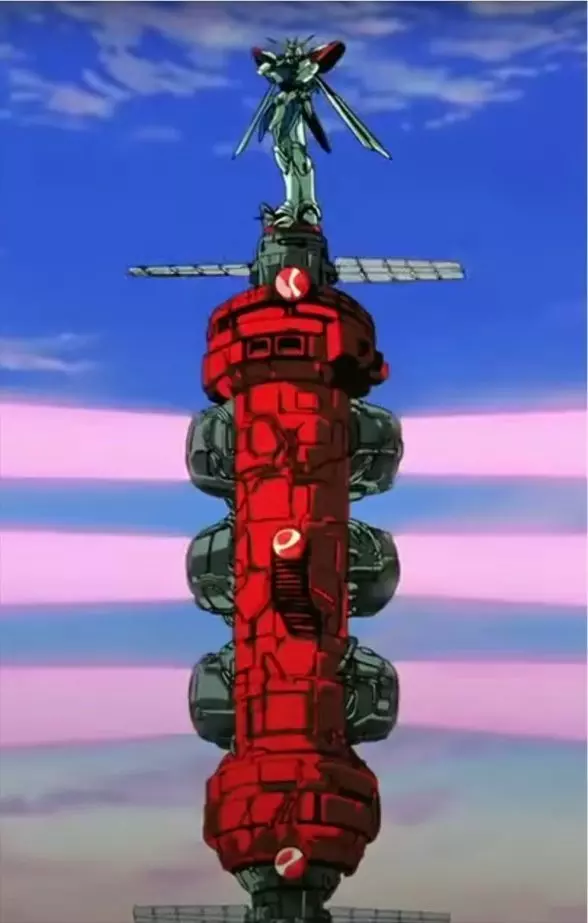 RG HG 144 GOD GUNDAM STAND BOXING RING POST 3D print model_0